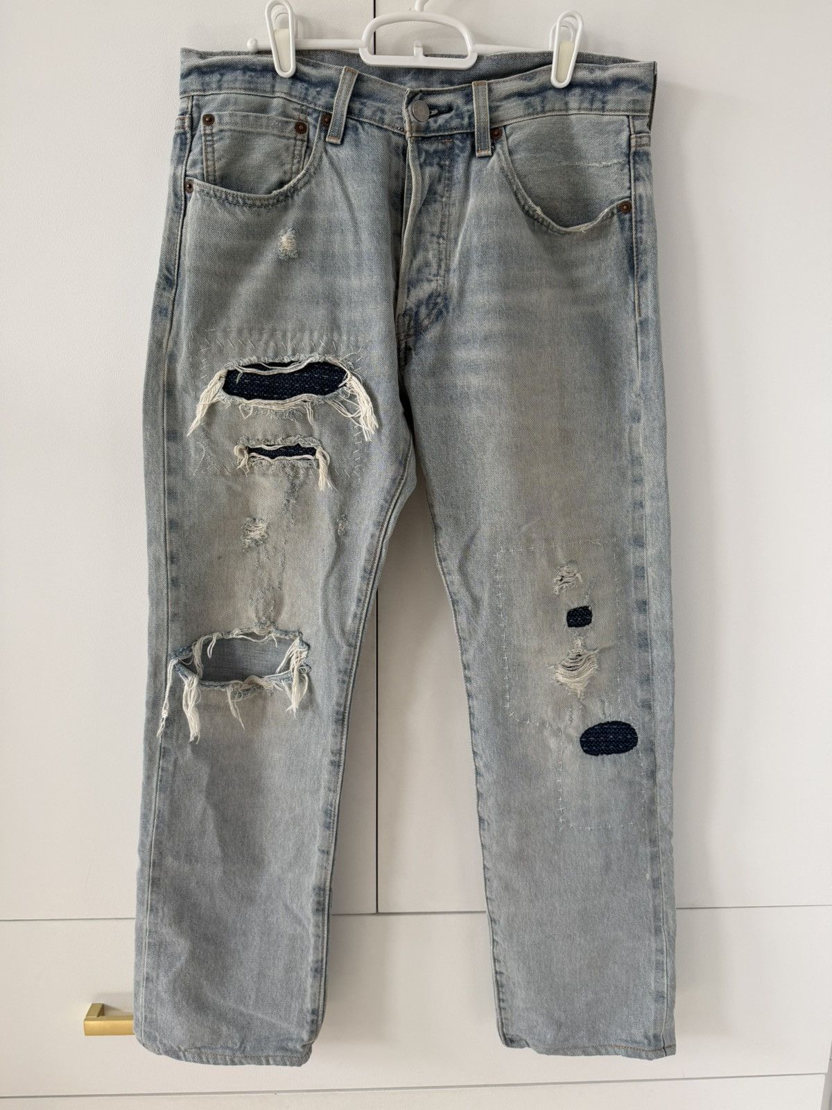 Levi's Levi’s 501 150th anniversary Sashiko denim Size US 31 - 1 Thumbnail