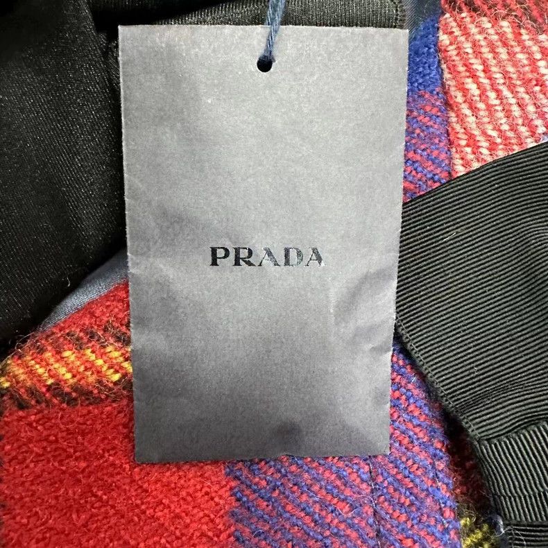 Prada Prada Red plaid windbreaker jacket 2503-Nextarrow Size US S / EU 44-46 / 1 - 9 Thumbnail