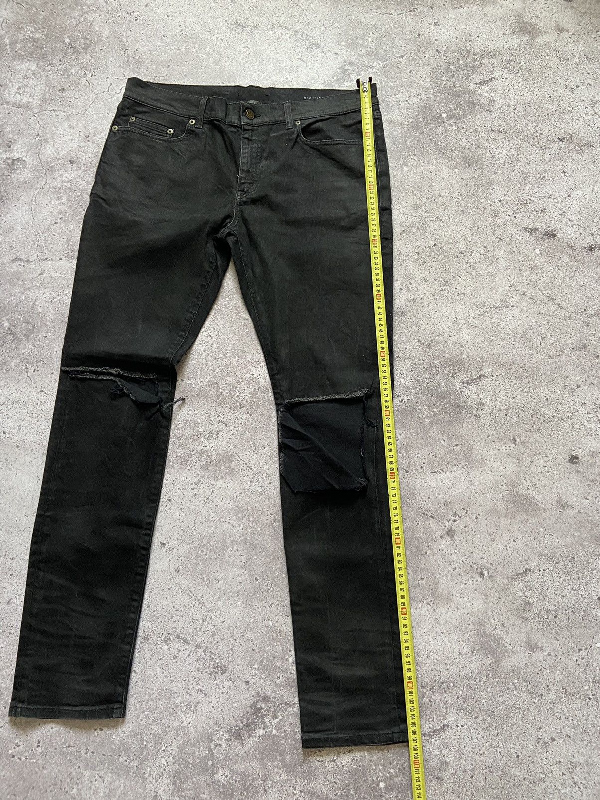 Yves Saint Laurent Yves Saint Laurent Black Jeans Size US 34 / EU 50 - 17 Thumbnail