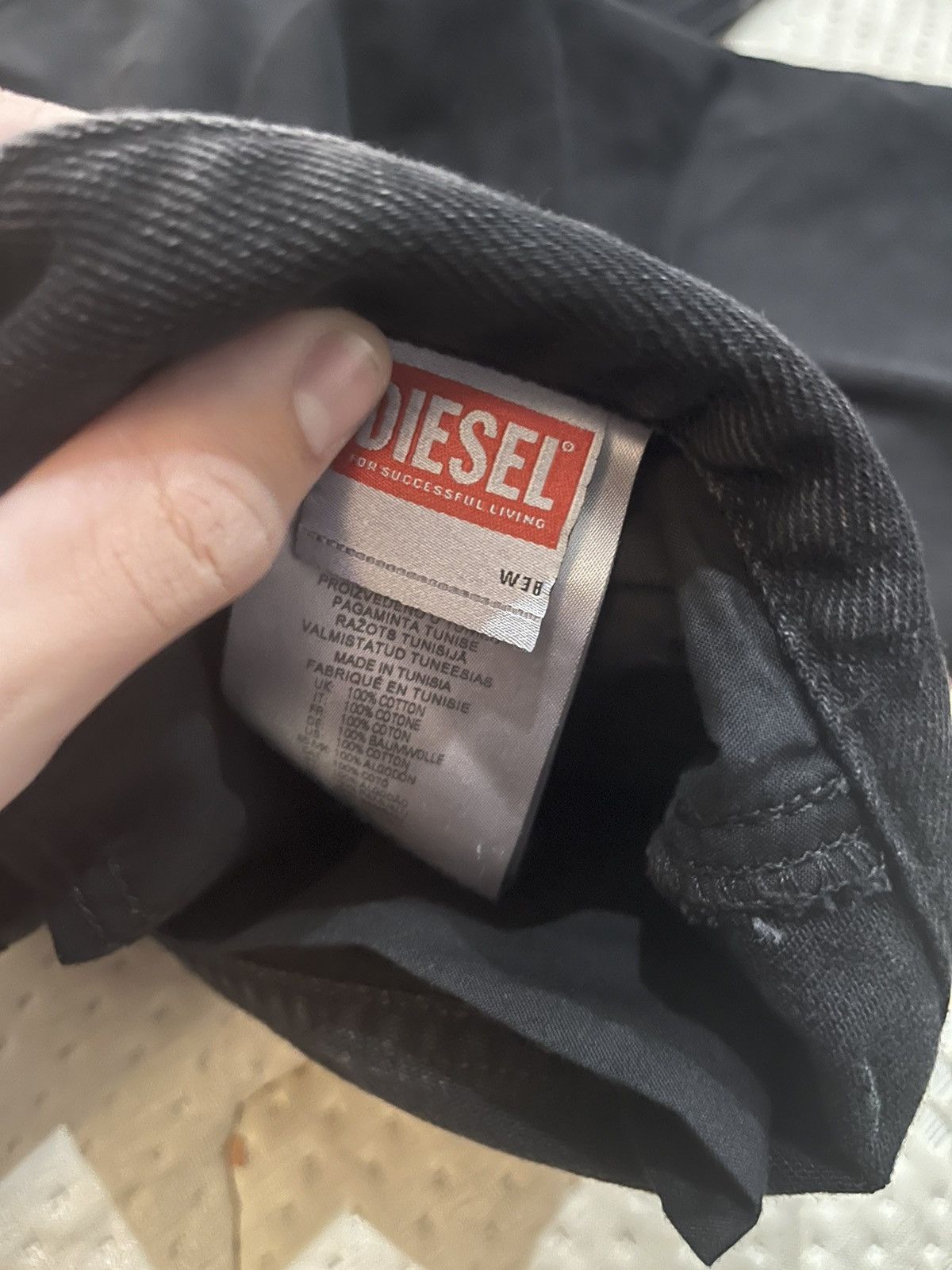 Designer × Diesel Diesel Regulated Black jeans Size US 38 / EU 54 - 3 Thumbnail