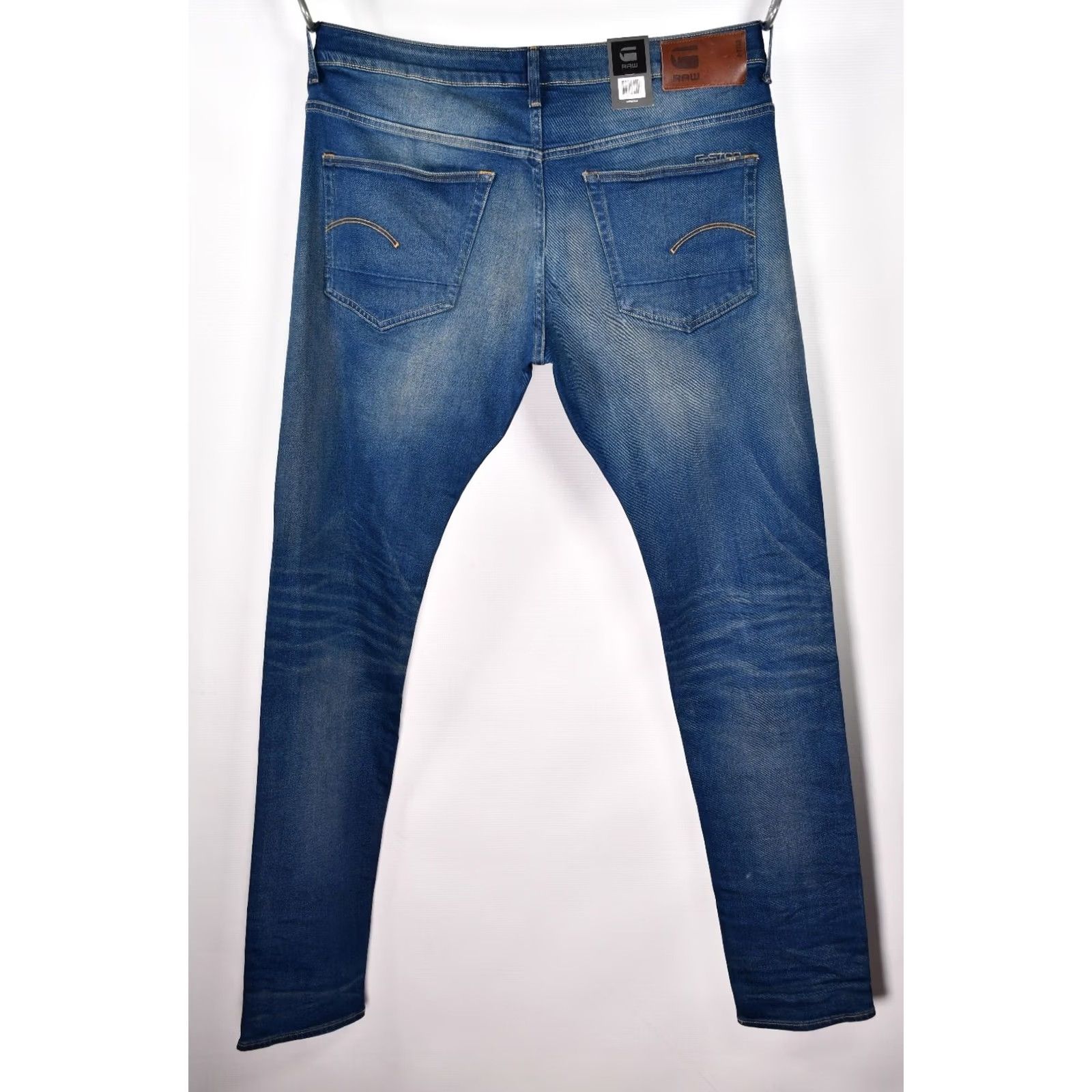 G-Star G-STAR RAW 3301 Slim Firro Stretch Denim Medium Aged Men's Jeans W38 L38 Size US 38 / EU 54 - 3 Thumbnail