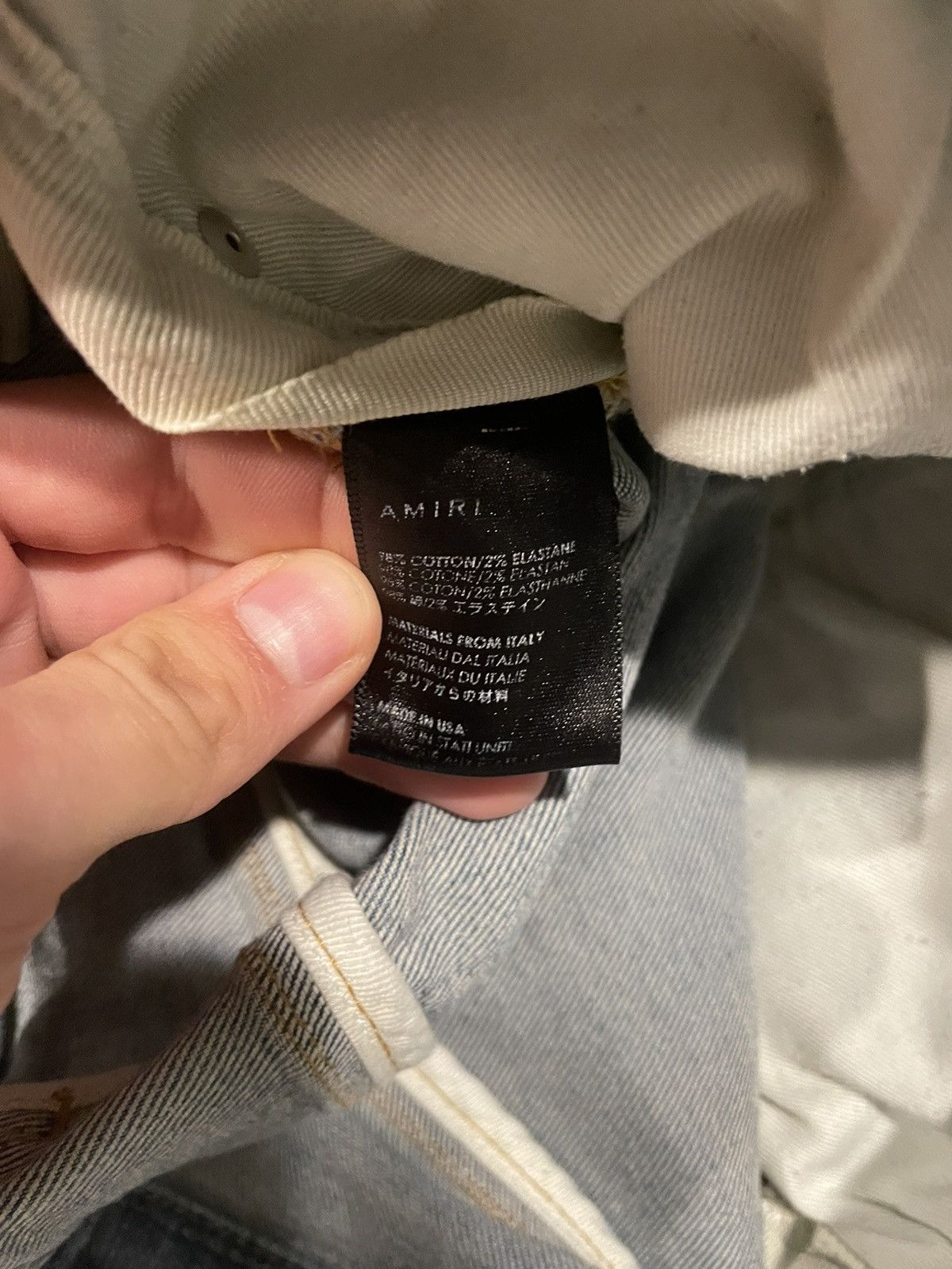 Amiri AMIRI LIGHT WASH DENIM Size US 31 - 5 Thumbnail