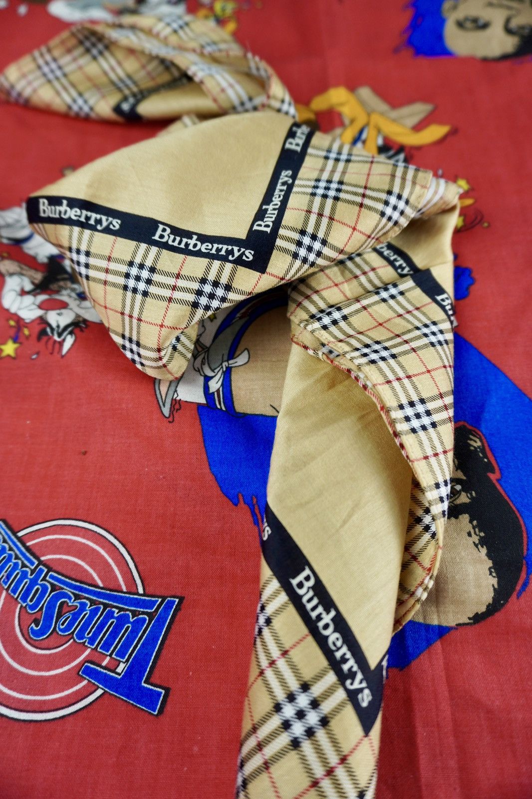 Burberry × Vintage Vintage Burberrys Handkerchief Bandana Luxury Size ONE SIZE - 1 Thumbnail