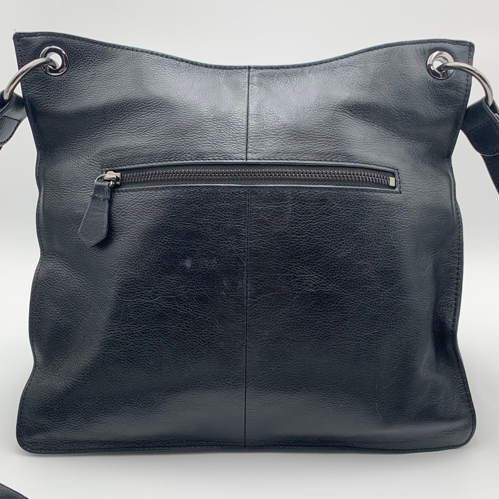 Rachel By Rachel Roy Black Leather Crossbody Bag Purse, Women's