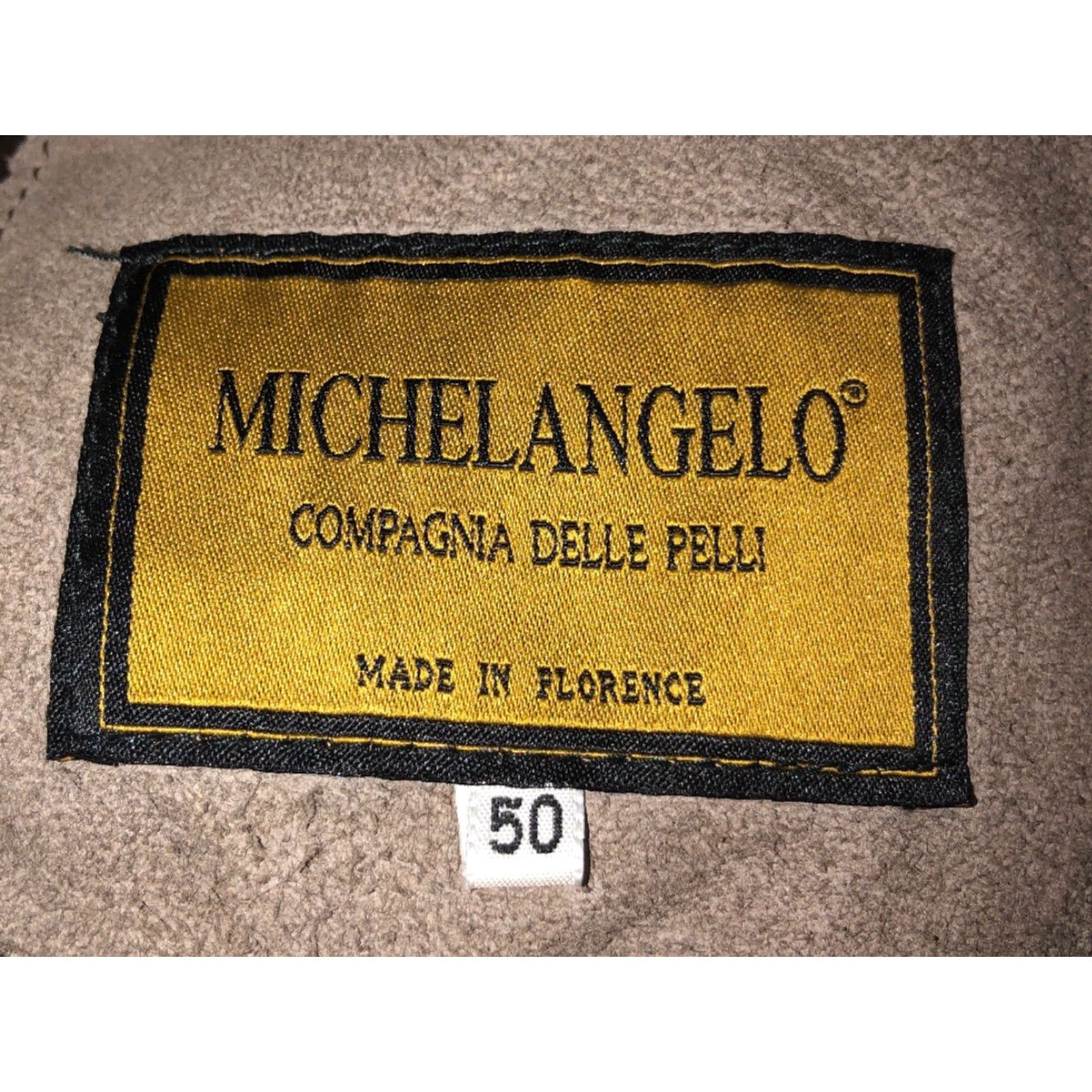 Vintage VINTAGE Michelangelo Leather Jacket Full Zip Men’s Brown Size 50 Size US M / EU 48-50 / 2 - 5 Thumbnail