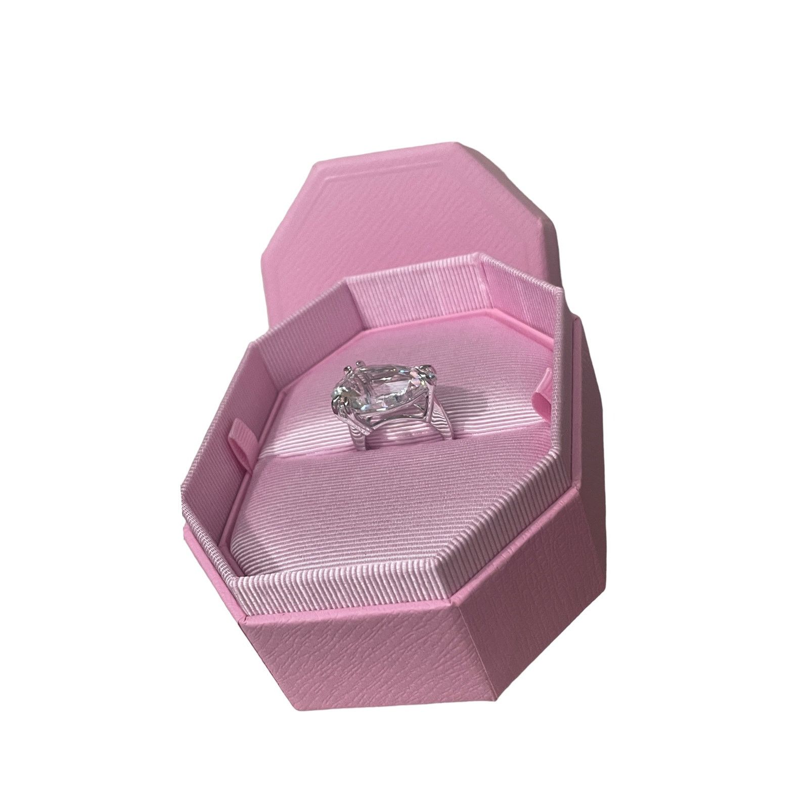 Swarovski Swarovski Mesmera cocktail ring Trilliant cut, White USA 5 Size ONE SIZE - 6 Thumbnail