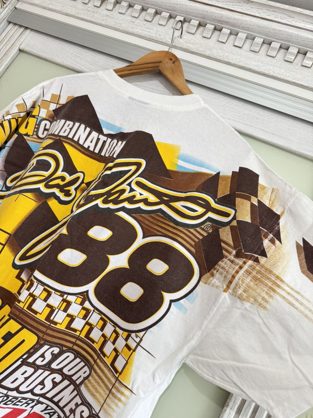 Chase Authentics × NASCAR × Vintage Vintage Nascar Dale Jarrett Tee Chase Authentic Racing Shirt Size US XL / EU 56 / 4 - 13 Thumbnail