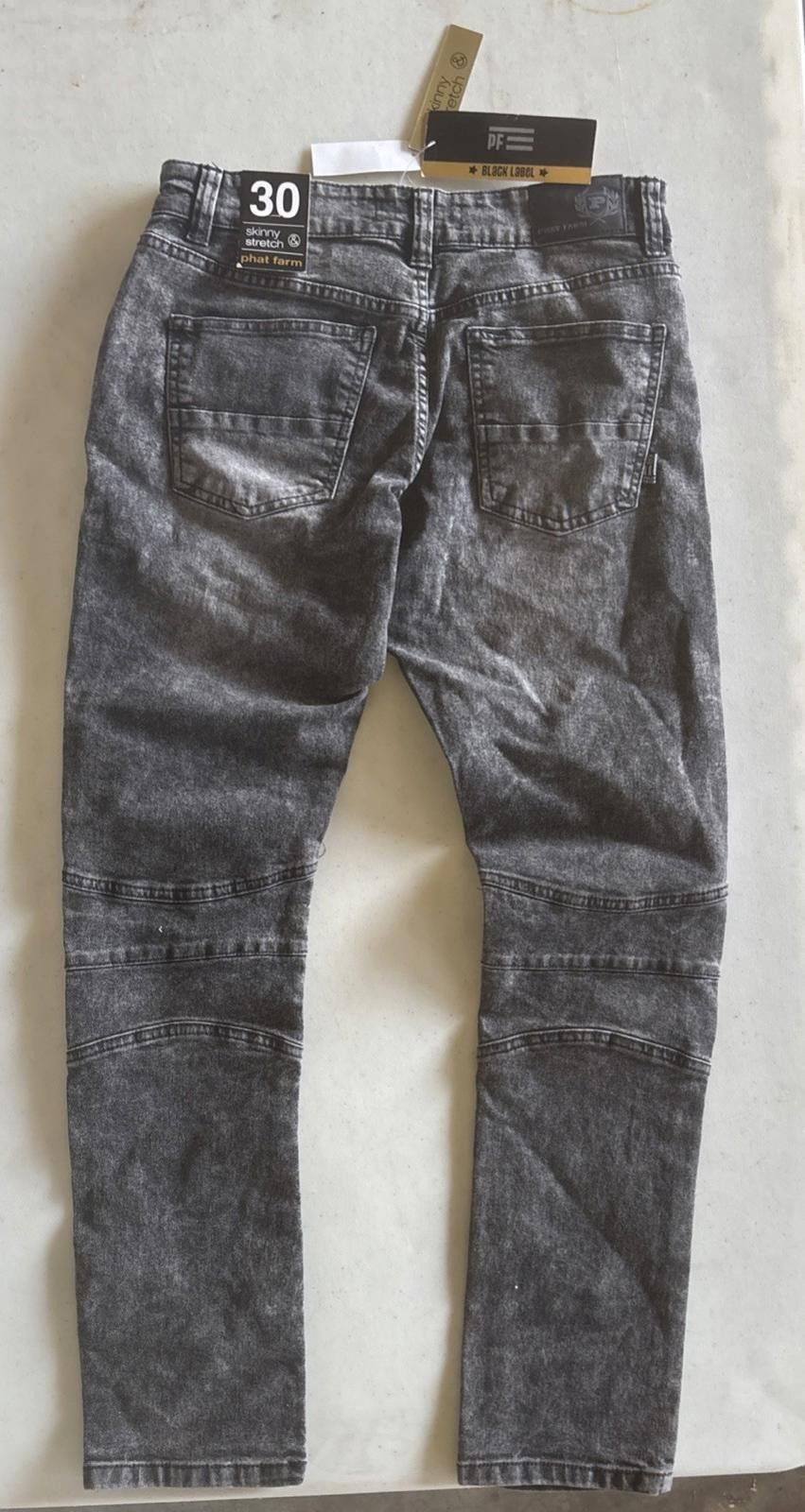 Phat Farm PHAT FARM Classic MEN'S DISTRESSED Black Ripped JEANS 30X30 Size US 30 / EU 46 - 9 Thumbnail