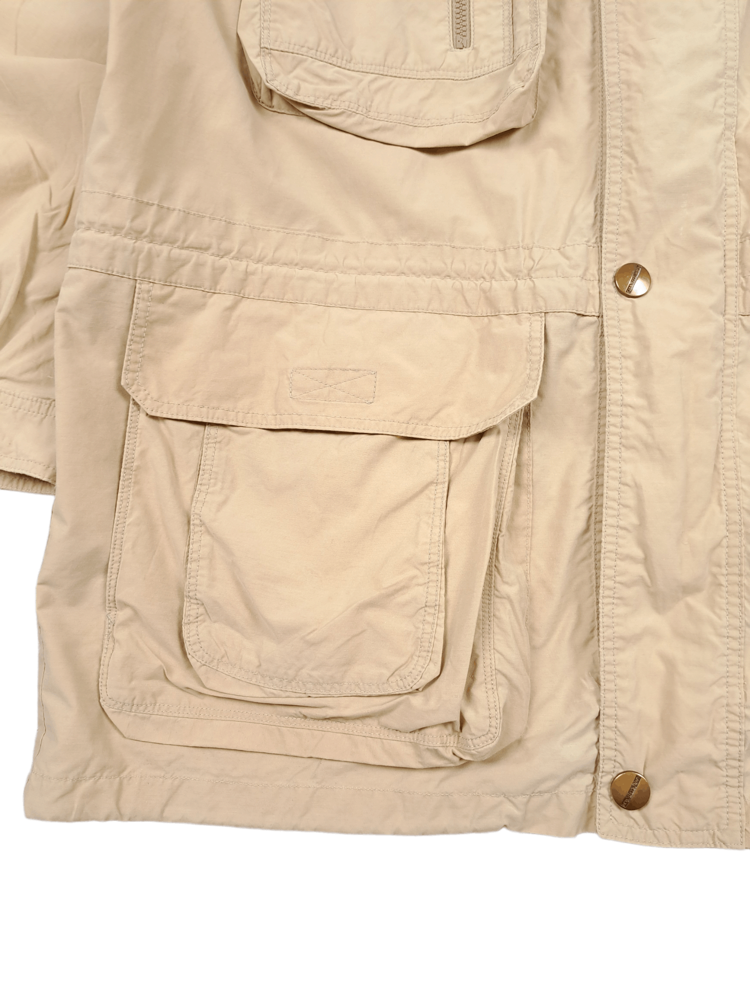 Camel × camel active 💎 Vintage Detachable Sleeves Cargo Camel Beige Jacket Size US XXL / EU 58 / 5 - 8 Thumbnail