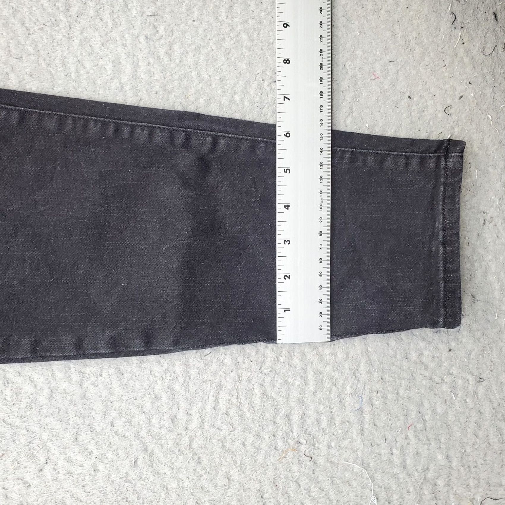 Banana Republic Banana Republic Women Size 32 Jeans Black Denim Skinny Curvy 5-Pocket Denim Stretch Inseam 28.25" Regular Fit Size 24" / US 00 / IT 34 - 5 Thumbnail
