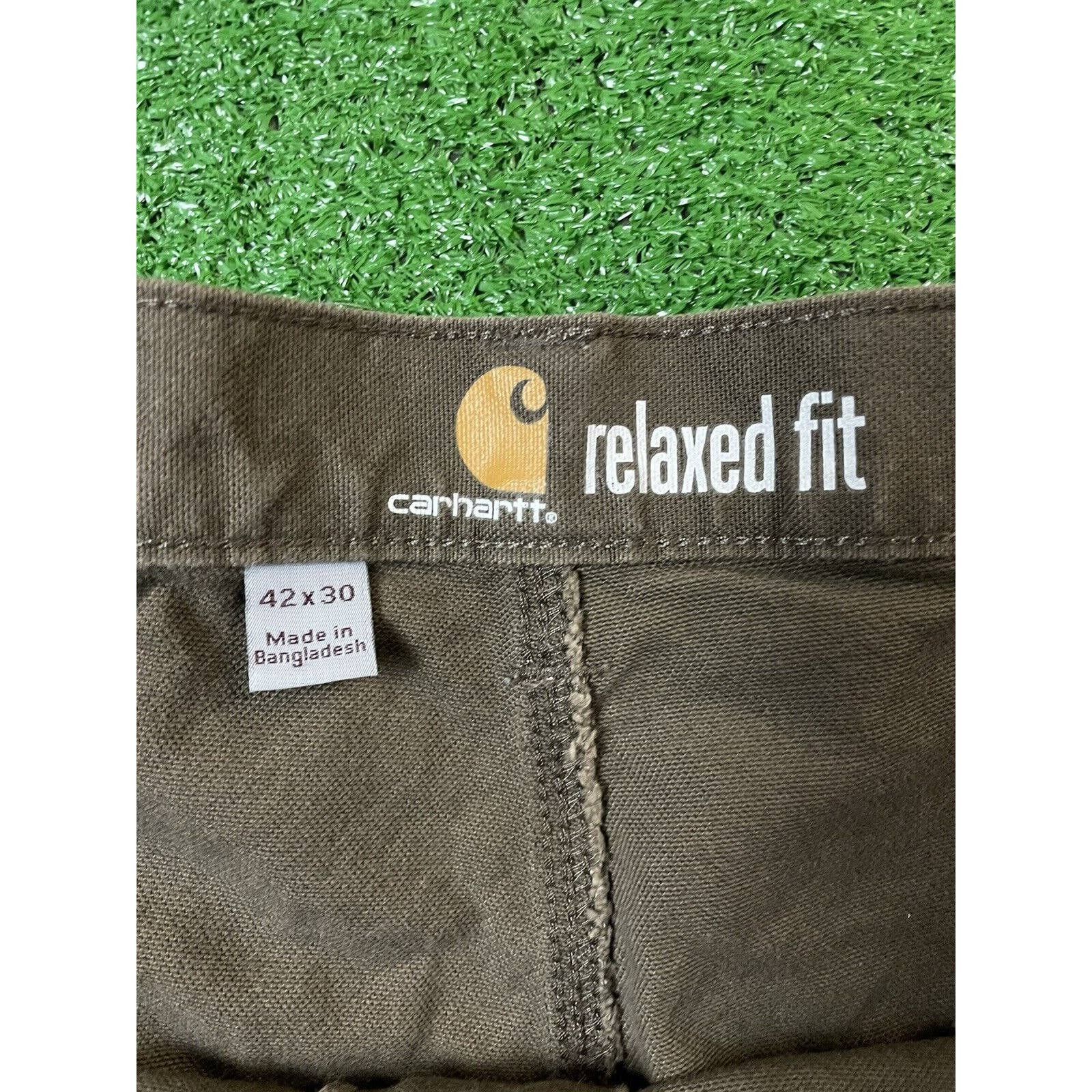 Carhartt Carhartt Forest Green Baggy Wide Carpenter 42 30 Jeans Pants Size US 42 / EU 58 - 3 Thumbnail