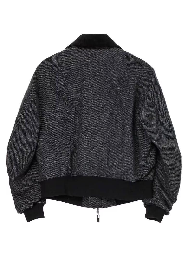 Yohji Yamamoto Yohji Yamamoto Pour Homme 24AW Look16 Flight Jacket Size US M / EU 48-50 / 2 - 3 Thumbnail