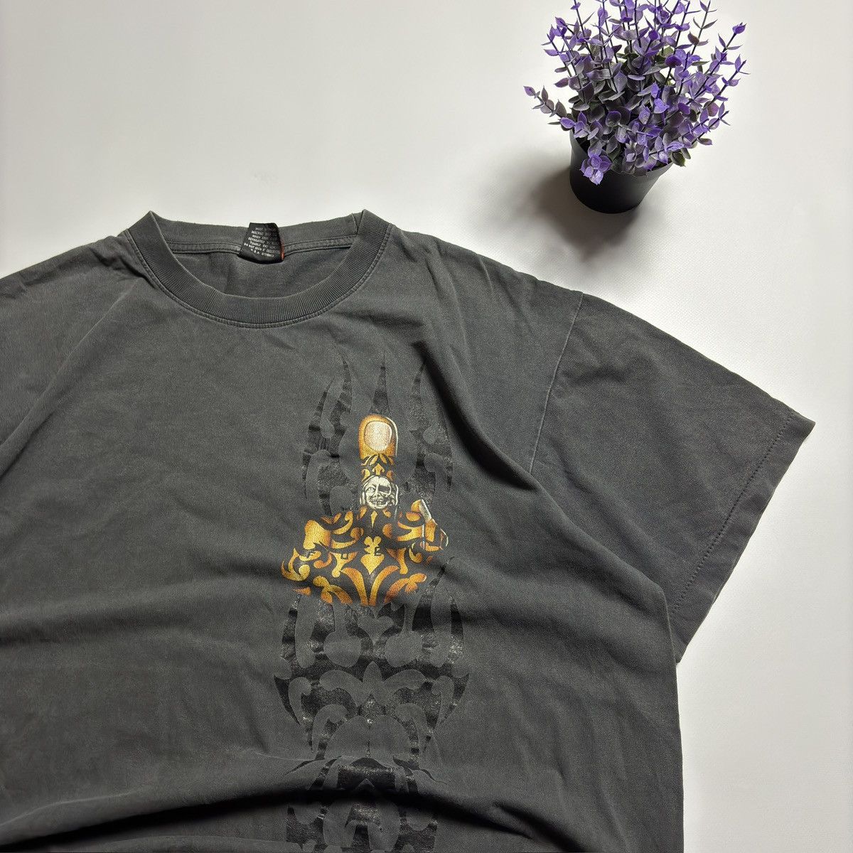 Other vintage faded y2k fuck t-shirt streetwear rap usa Size US XL / EU 56 / 4 - 2 Thumbnail