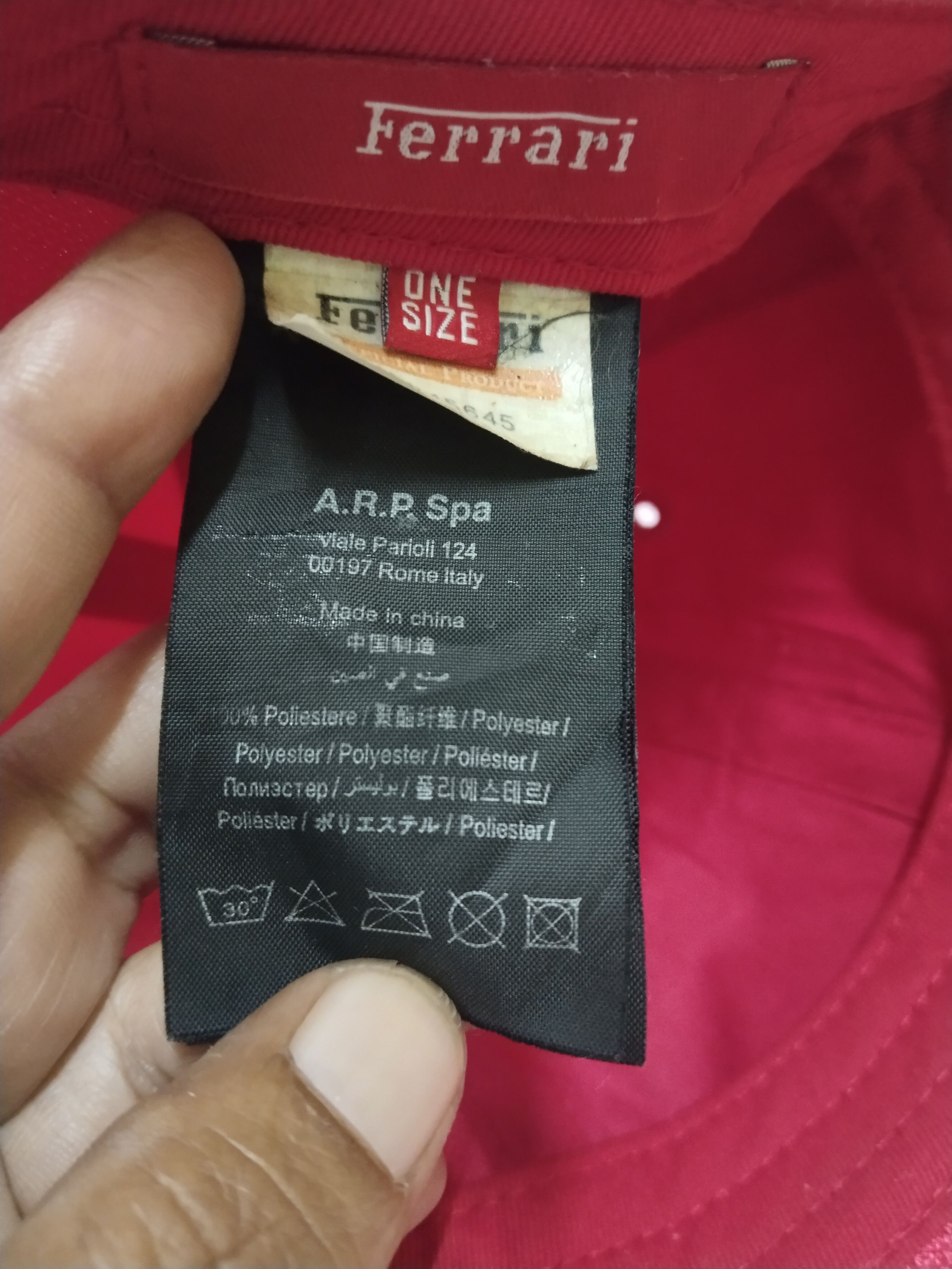 Barena Venezia FERRARI STORE VENEZIA OFFICIAL PRODUCT CAP Size ONE SIZE - 8 Thumbnail
