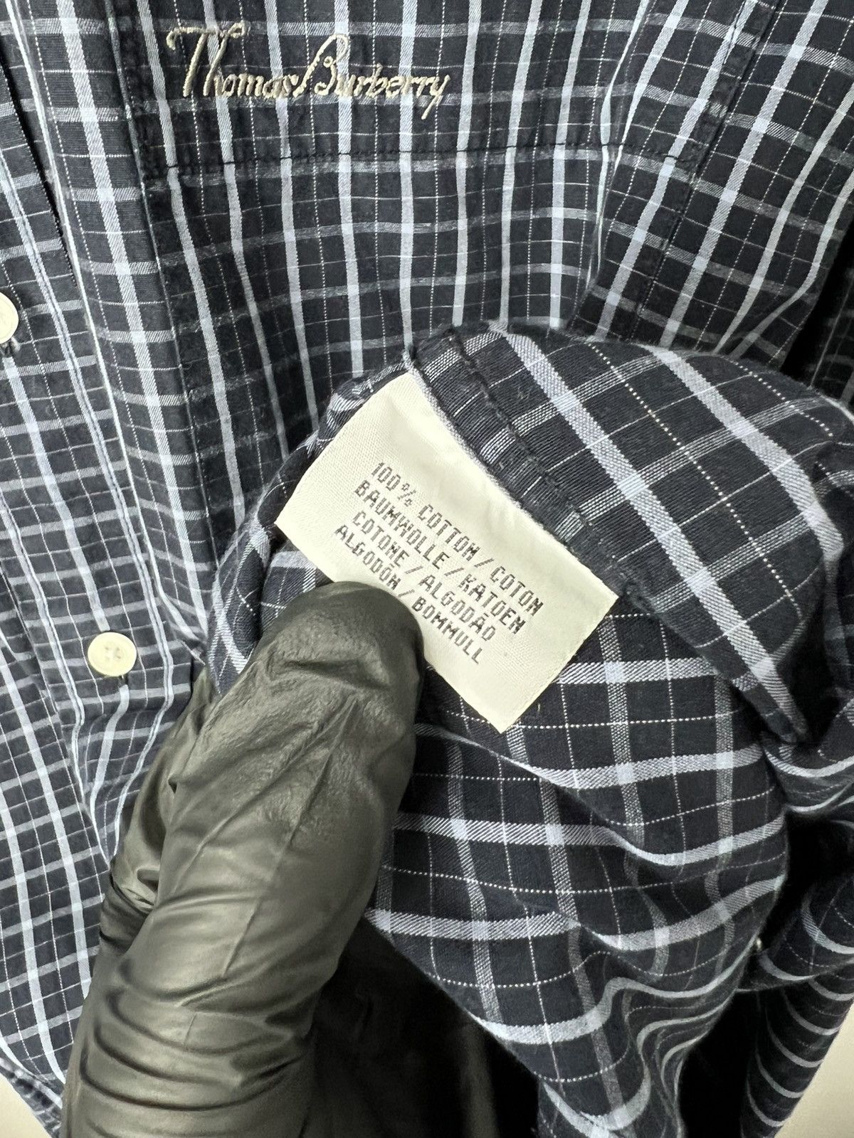 Burberry Vintage streetwear designer Thomas Burberry Shirt Size US L / EU 52-54 / 3 - 7 Thumbnail