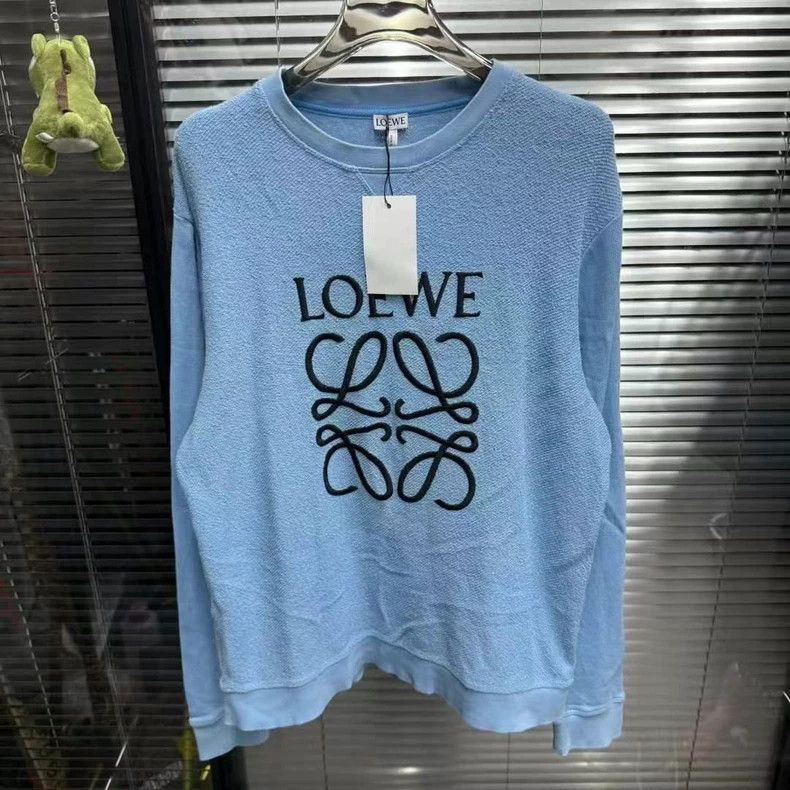 Loewe LOEWE Blue anti-wear sweater Size L / US 10 / IT 46 - 1 Thumbnail