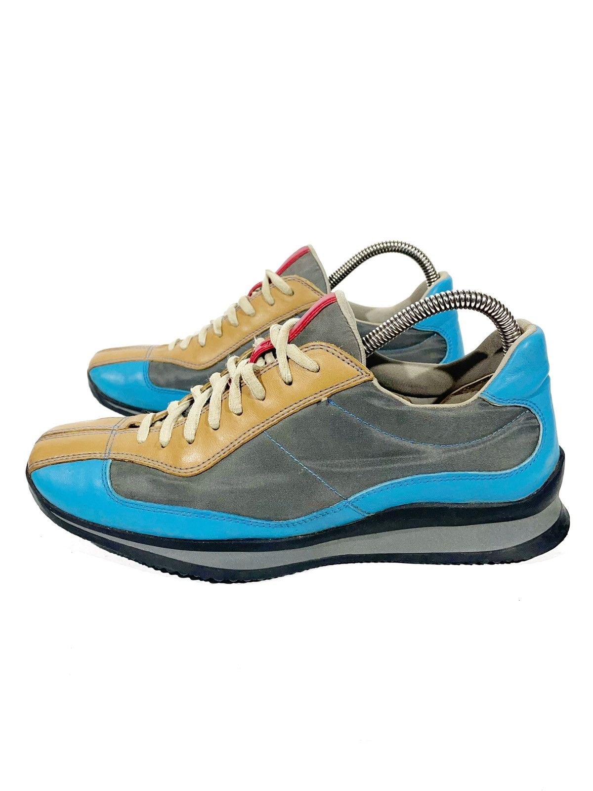 Prada Prada Vintage Leather Nylon Bowling Style Women Sneakers 38 Size US 8 / IT 38 - 1 Thumbnail