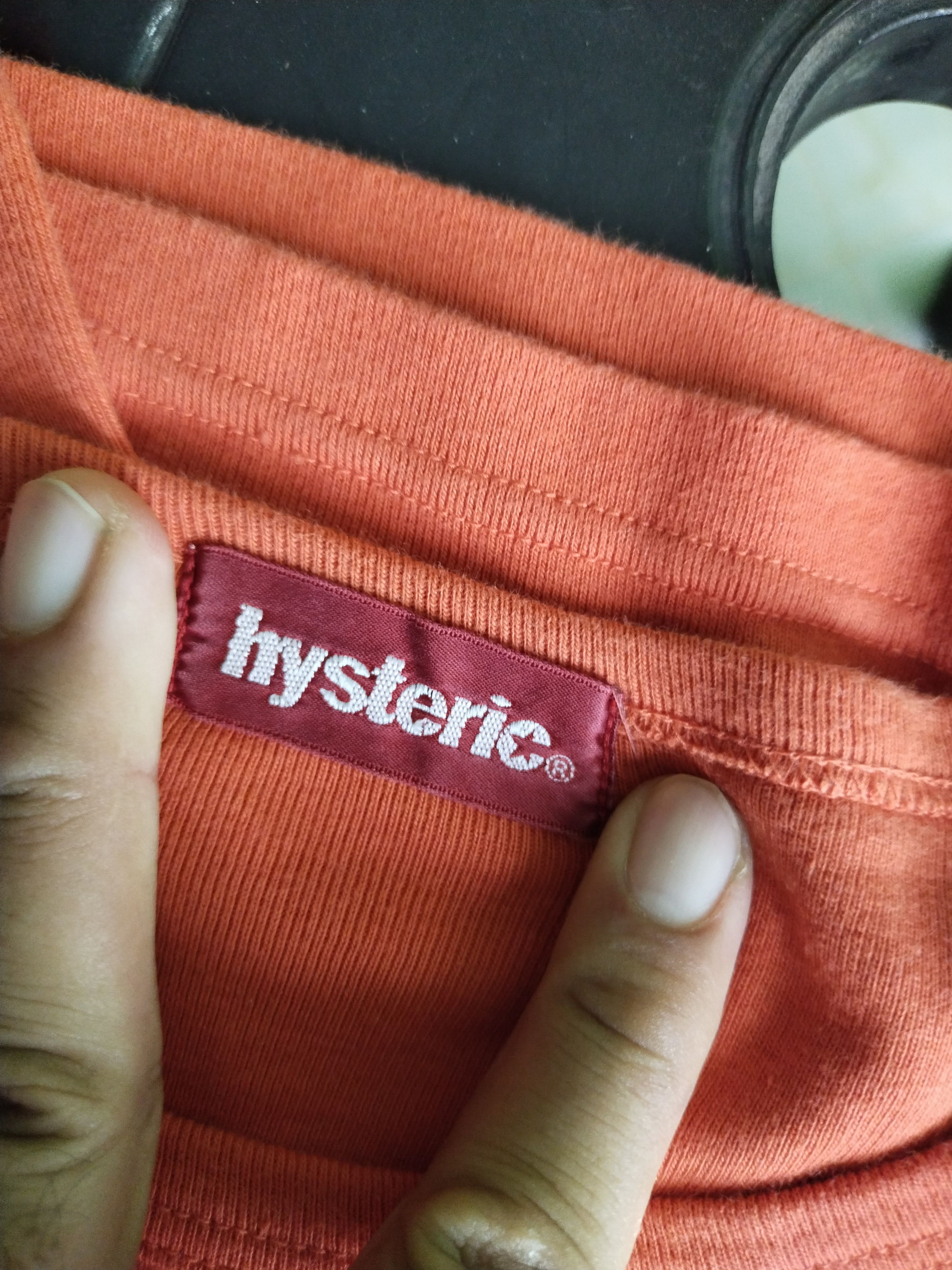 Hysteric Glamour Vtg Hysteric Glamour Spellout Orenge Tee Interested S - M Size S / US 4 / IT 40 - 9 Thumbnail