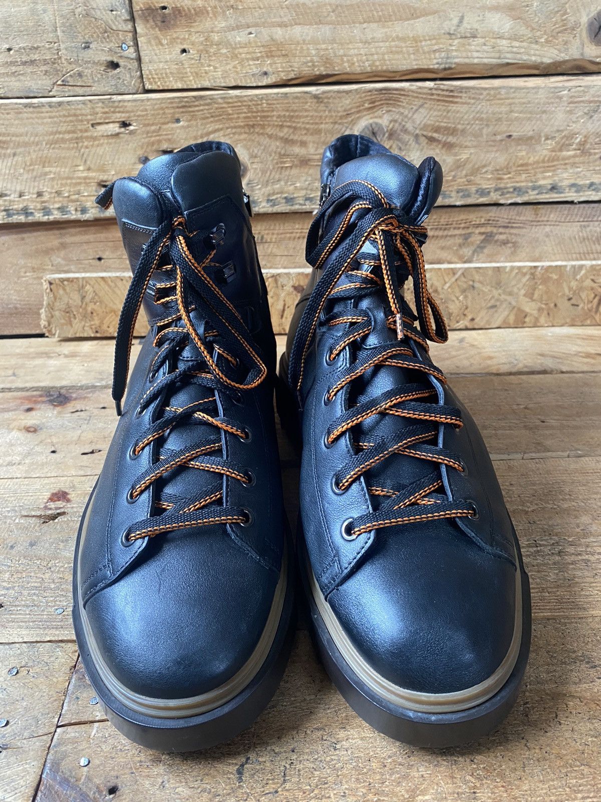 Designer × Prada × Santoni Santoni farah lace up hiking boots Uk 9 Size US 10 / EU 43 - 2 Thumbnail