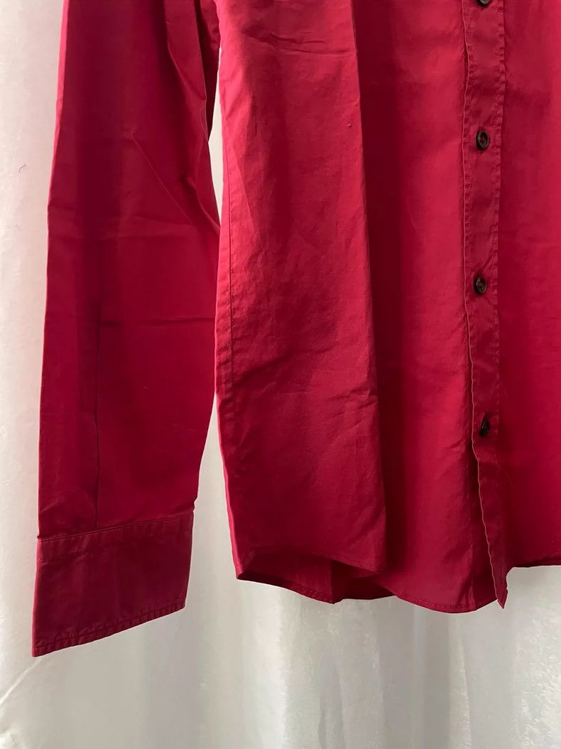 Maison Margiela Maison Margiela Medieval Red Long Sleeve Shirt Size US S / EU 44-46 / 1 - 4 Thumbnail
