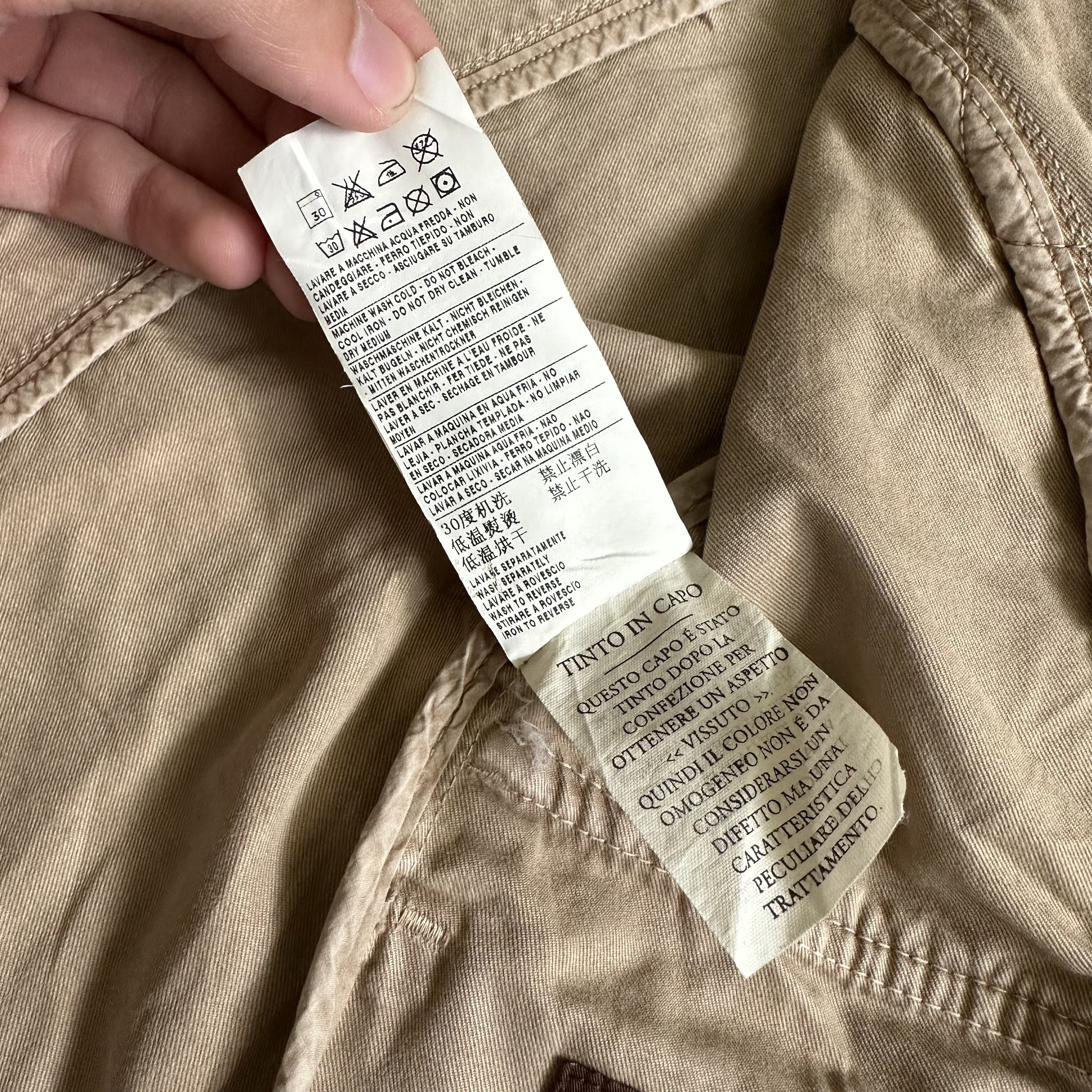 Moncler Moncler Avant Garde Denim Vintage y2k Beige Cargo Jacket Size M / US 6-8 / IT 42-44 - 9 Thumbnail