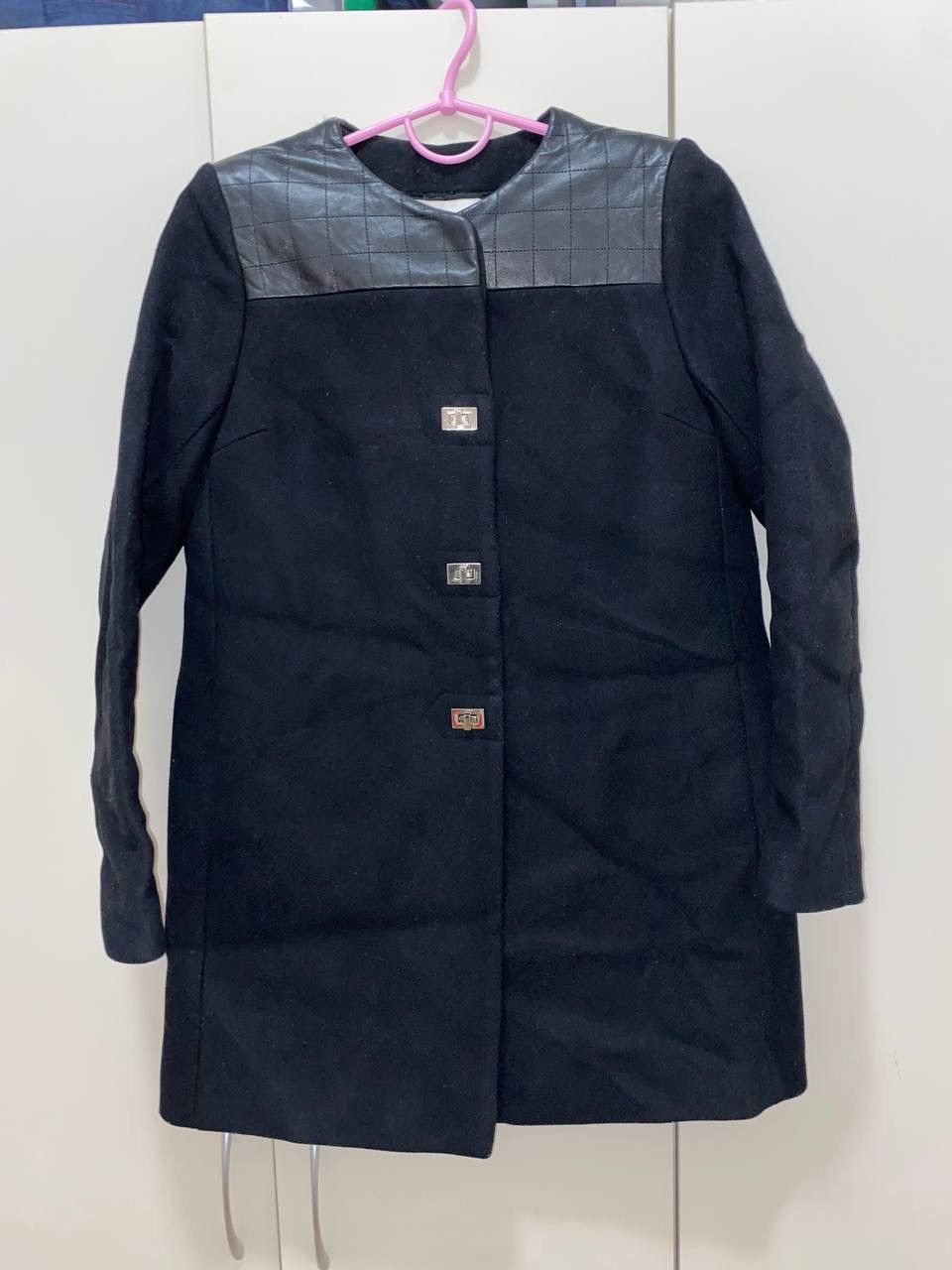 Sandro × Vintage Sandro leather vintage coat Size XS / US 0-2 / IT 36-38 - 1 Thumbnail