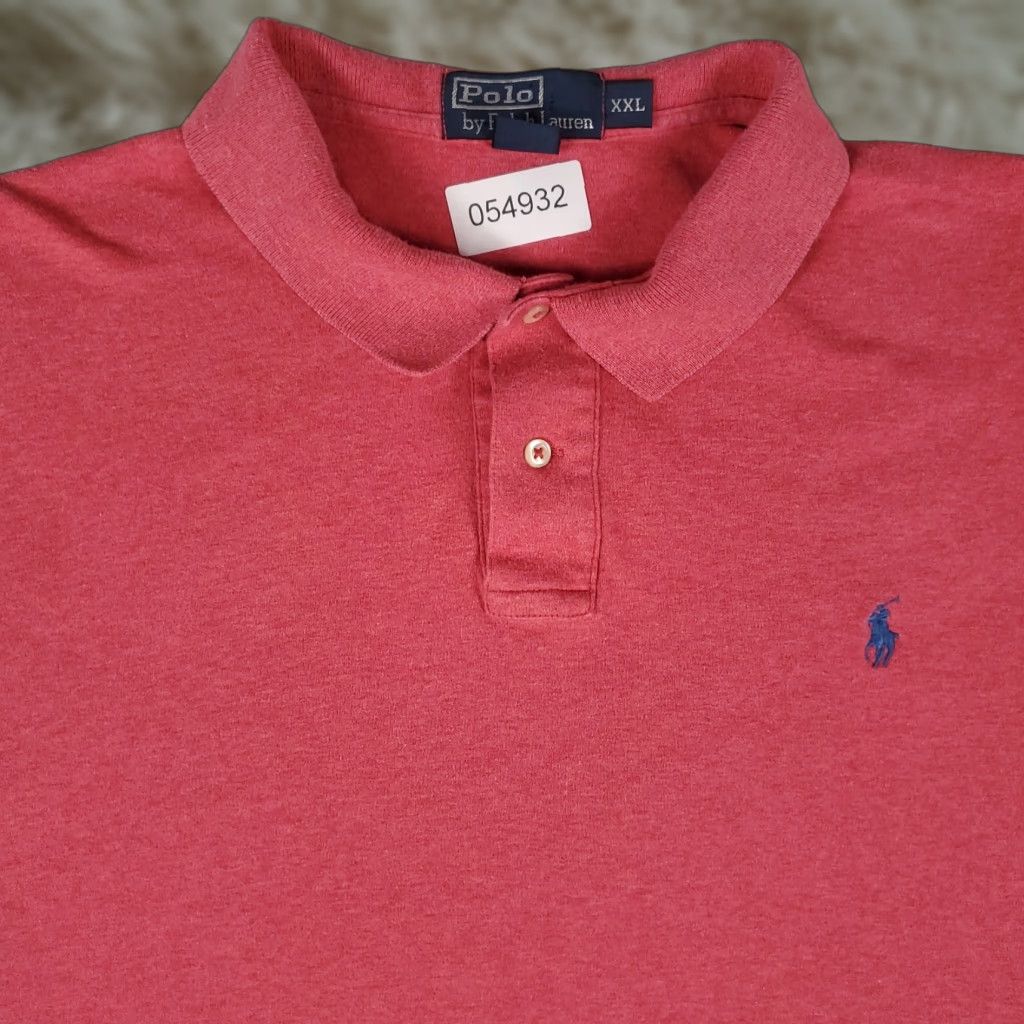Ralph Lauren Ralph Lauren Polo Shirt Mens 2XL Red Casual Short Sleeve Woven Activewear Size US XXL / EU 58 / 5 - 1 Thumbnail