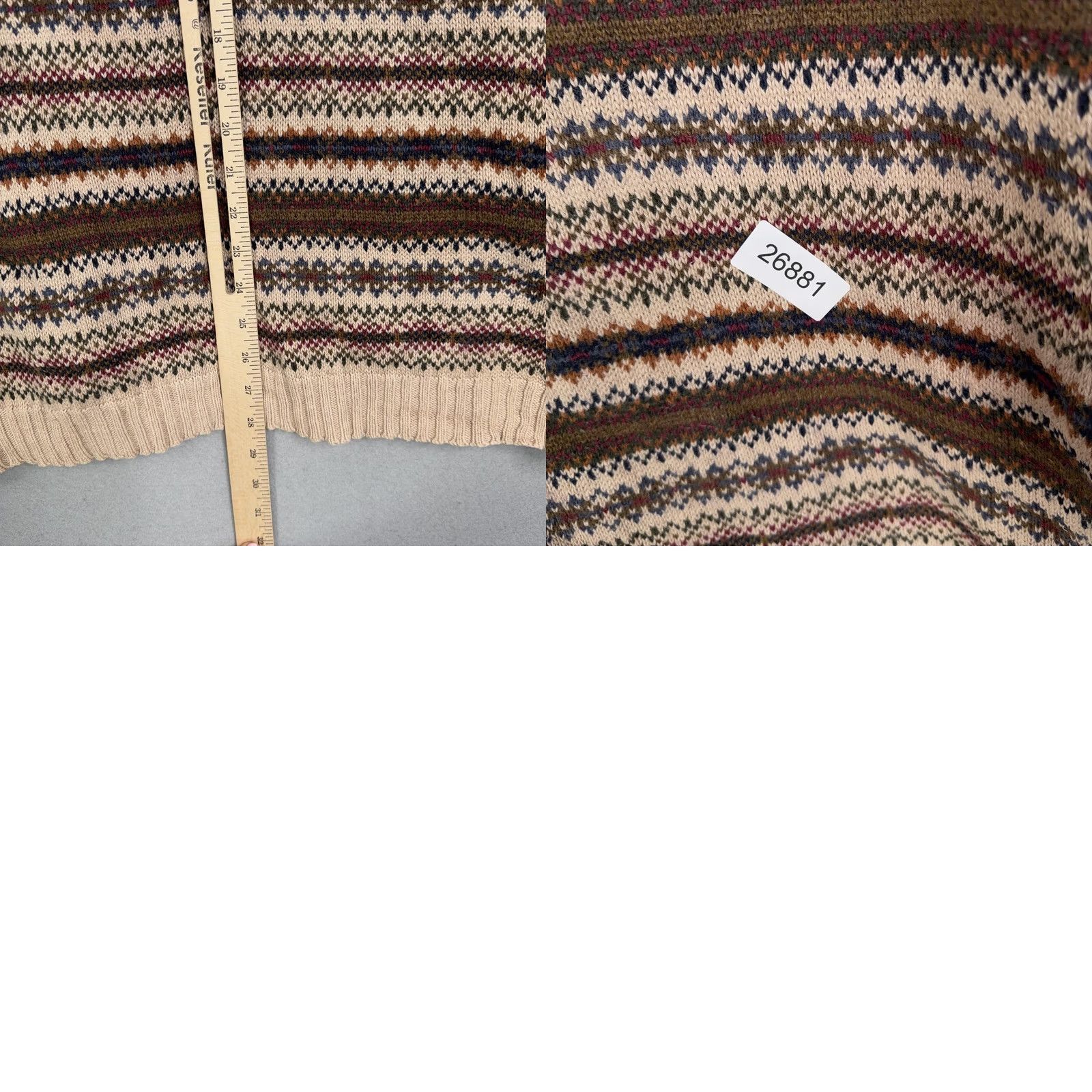 Aeropostale VINTAGE Aeropostale Sweater Mens Large Fair Isle Crewneck Knit 90s Grandpa Cosby Size US L / EU 52-54 / 3 - 8 Thumbnail