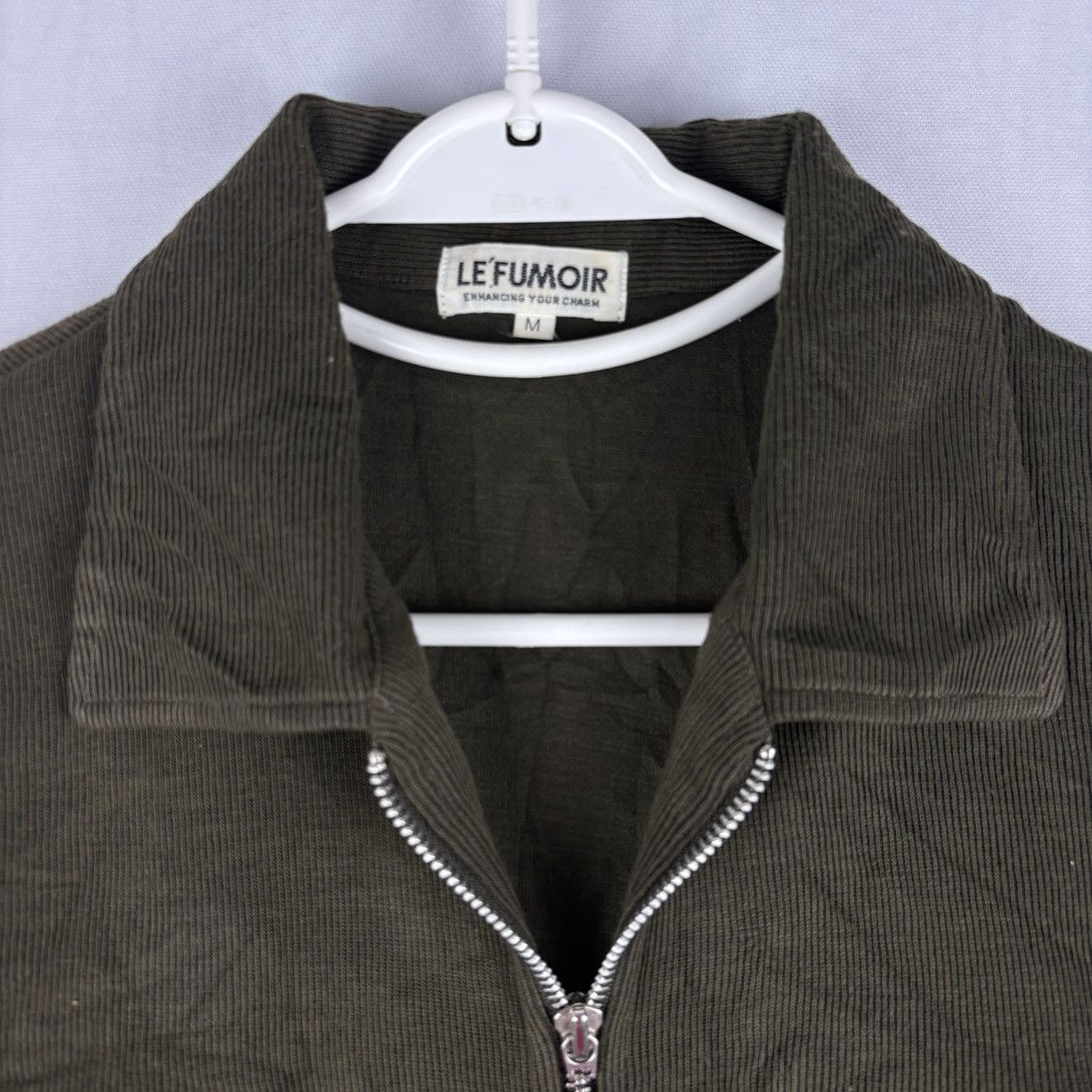 Vintage Le’fumoir Knit Jacket zipper dark green Size US M / EU 48-50 / 2 - 5 Thumbnail