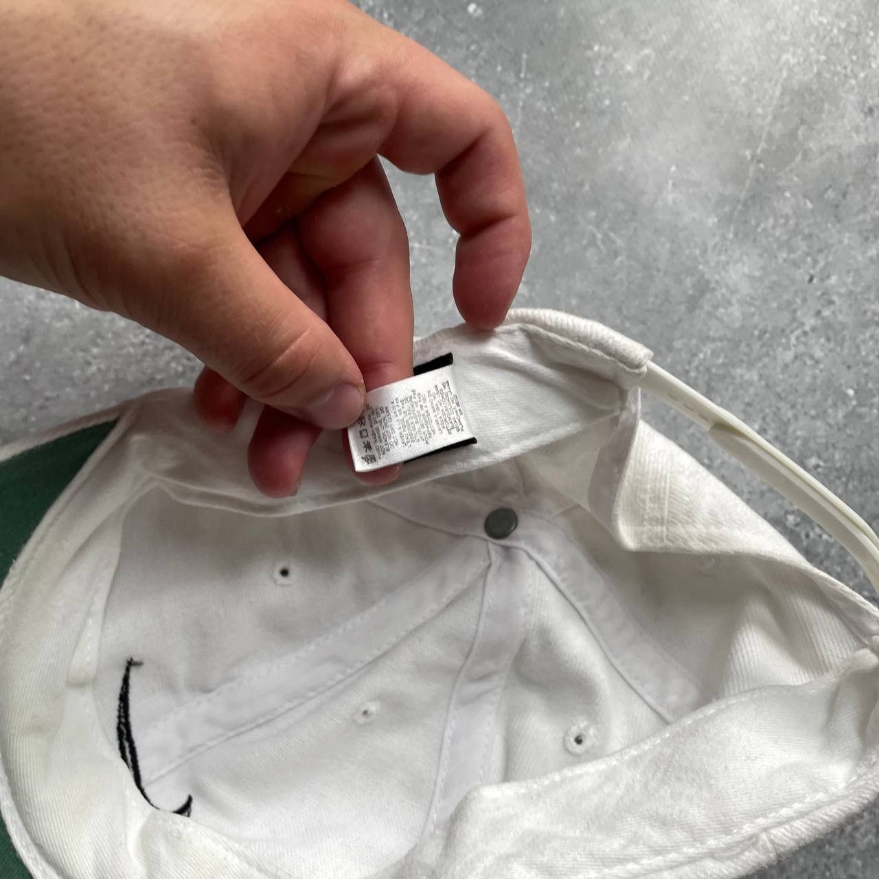 Nike × Vintage Vintage 2000s Nike Baseball Cap White OS Size ONE SIZE - 15 Thumbnail