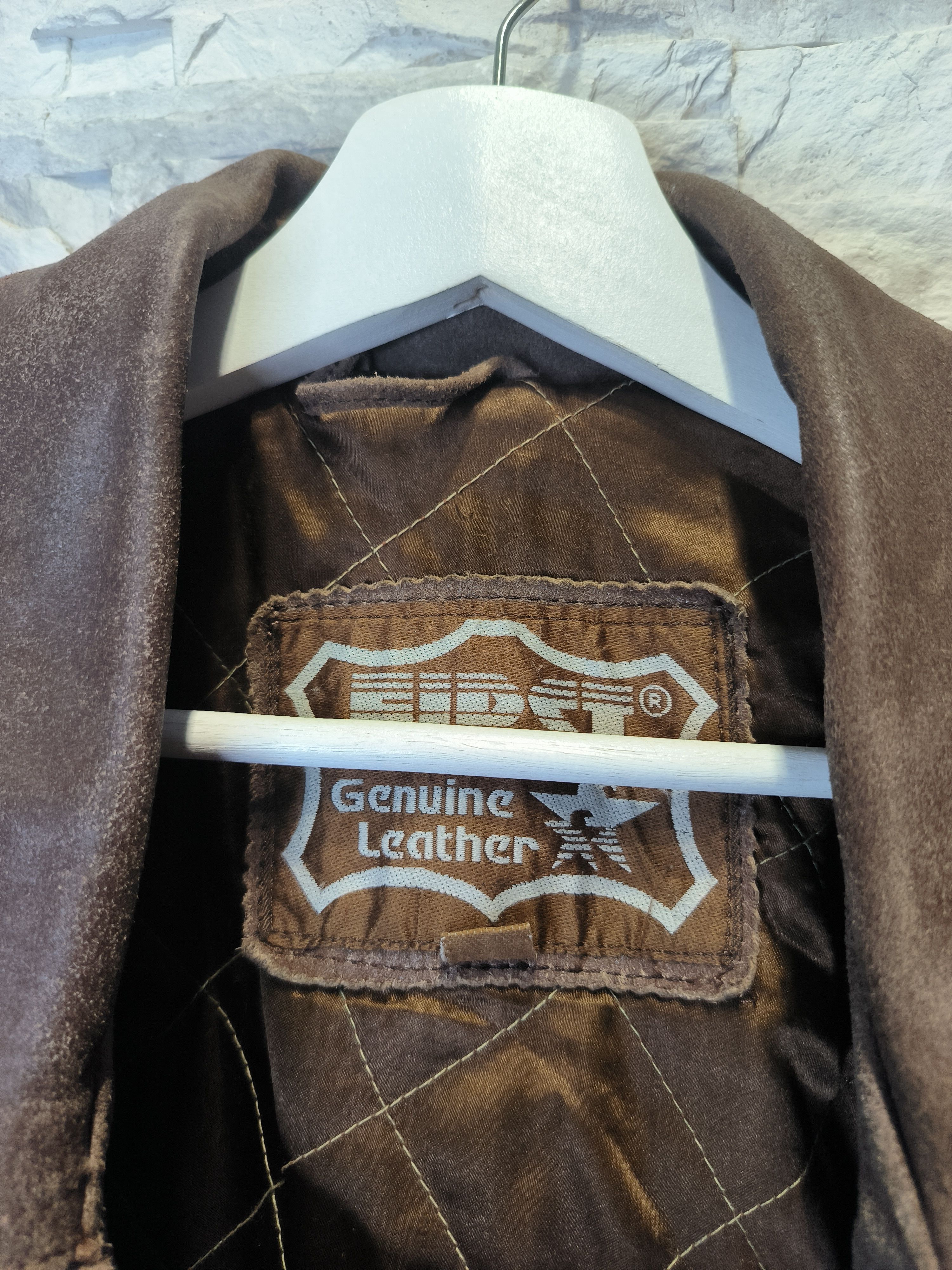 Vera Pelle Vera Pelle Vintage Leather Brown Jacket Size US L / EU 52-54 / 3 - 6 Thumbnail