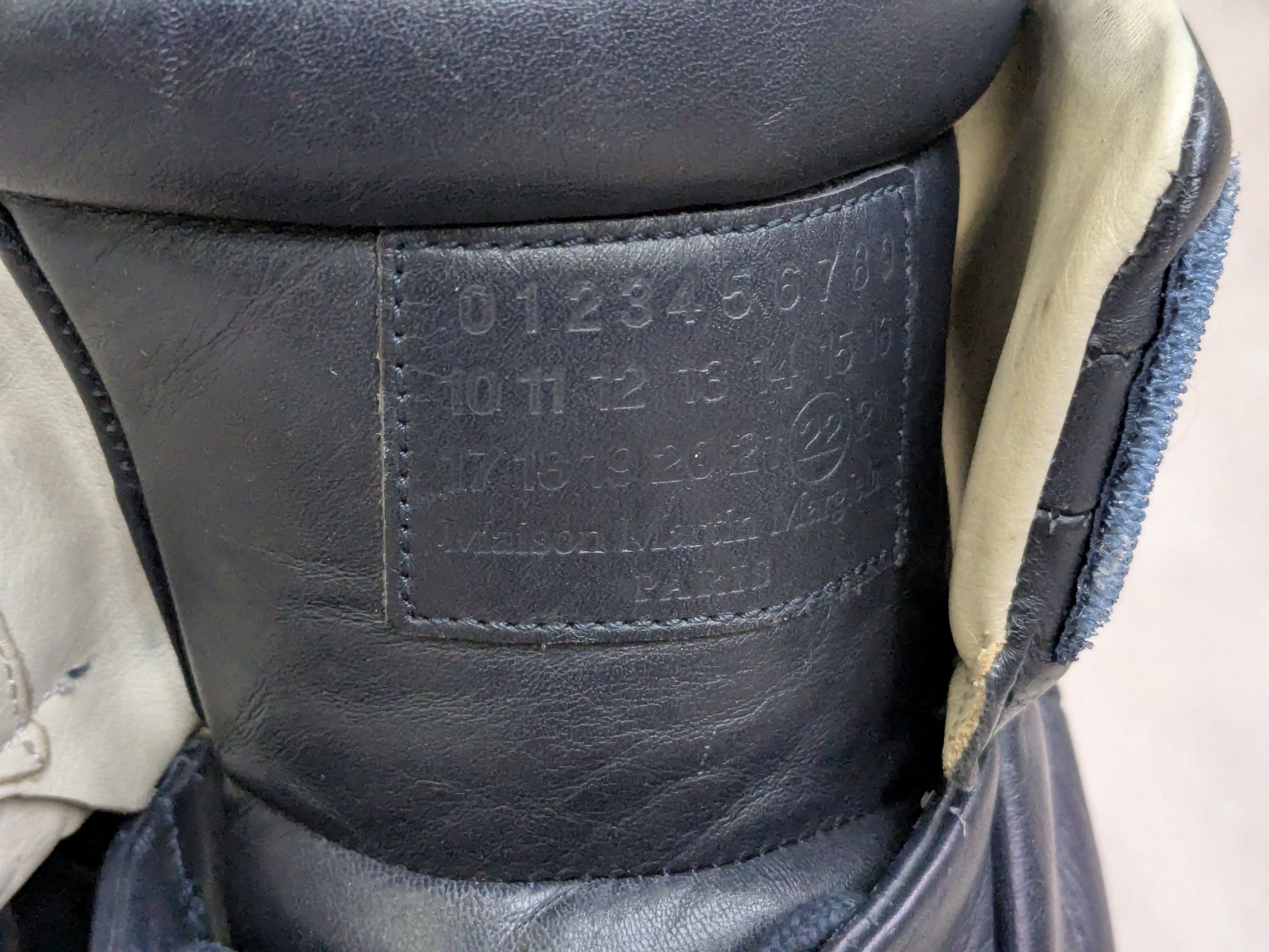 Maison Margiela Maison Margiela Future Navy Blue 11 44 High Tops Leather Size US 11 / EU 44 - 5 Thumbnail
