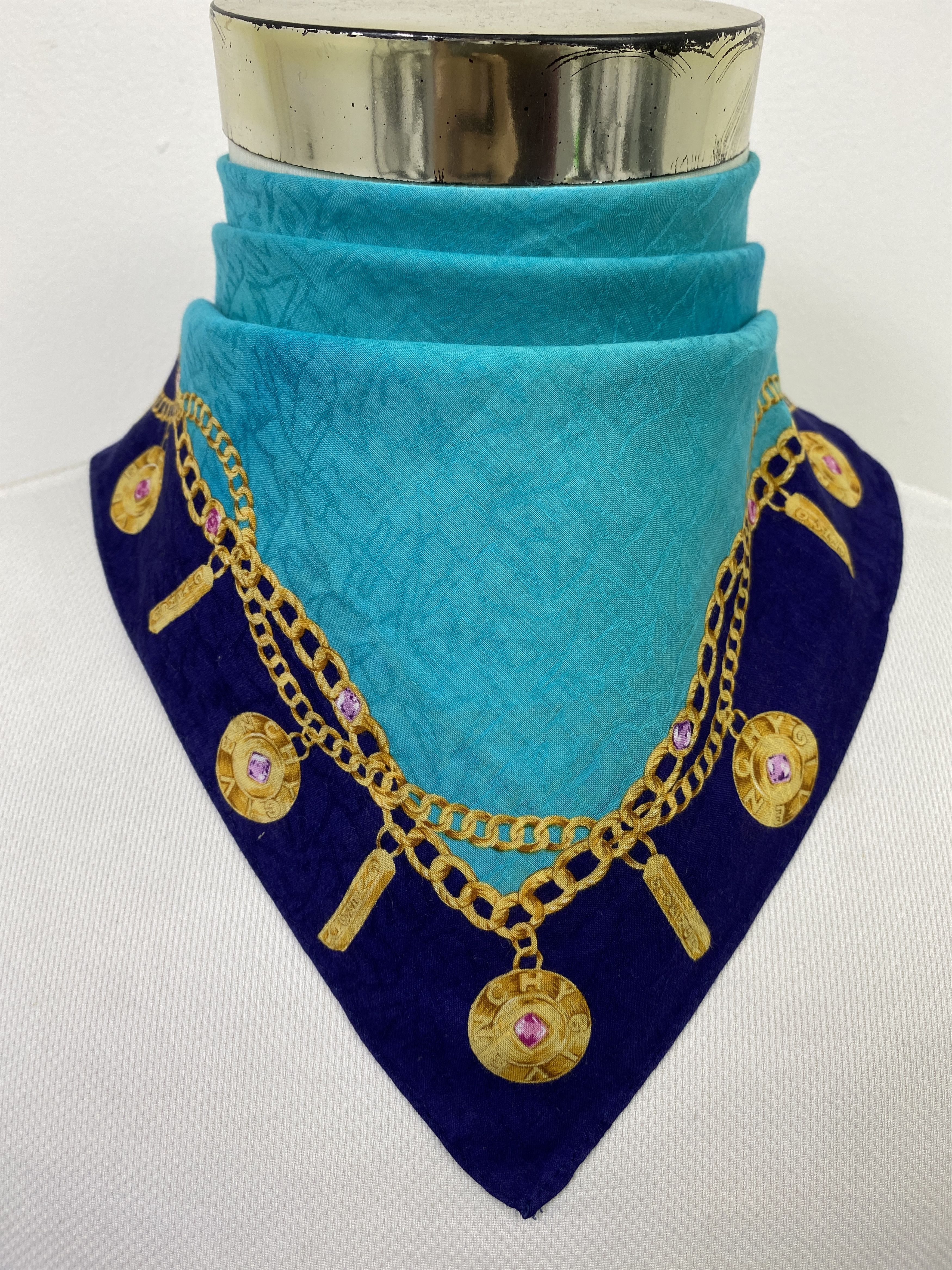 Celine Vintage Celine Handkerchief / Neckerchief KT0064 Size ONE SIZE - 2 Thumbnail