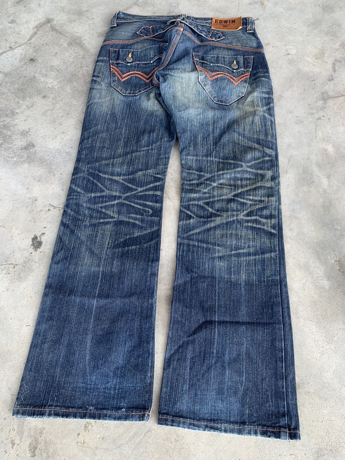 Edwin FLARE EDWIN XV BUCKLE BACK DENIM. Size US 33 - 2 Thumbnail