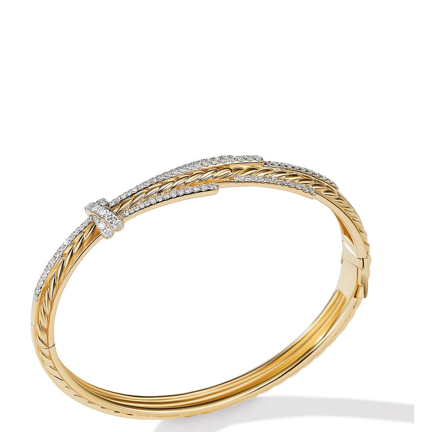 David Yurman o1w1db10325 B17090D Bracelet in 18K Yellow Gold with Diamond Size ONE SIZE - 2 Thumbnail