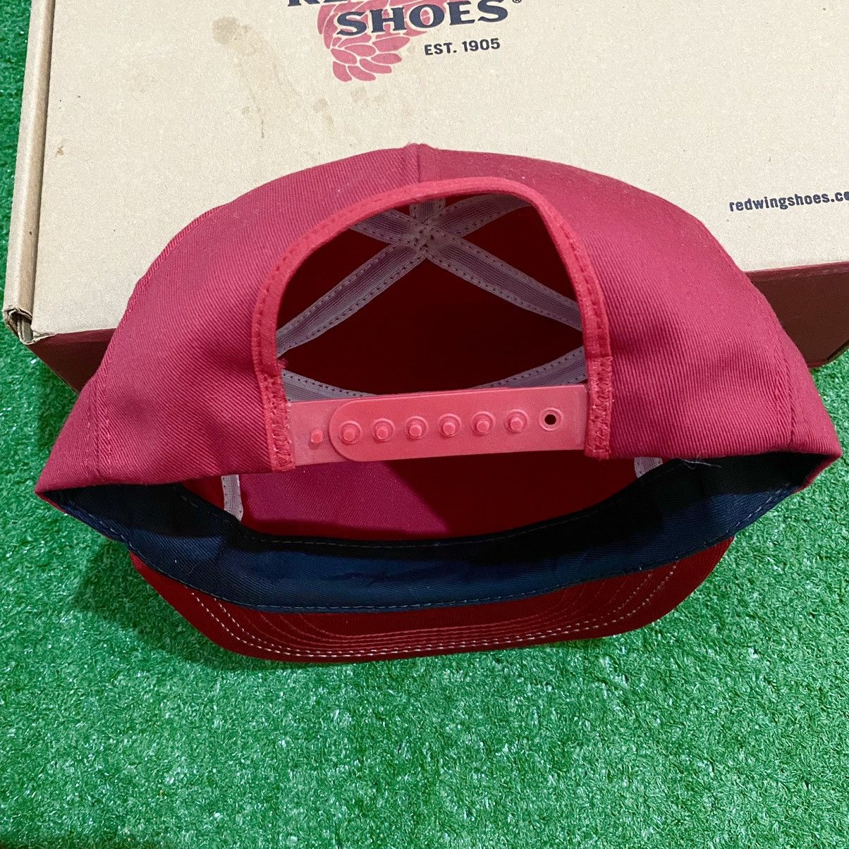 Other VINTAGE RED WING SHOES Halfmoon 5-Panel Trucker Cap 80s USA Size ONE SIZE - 7 Thumbnail
