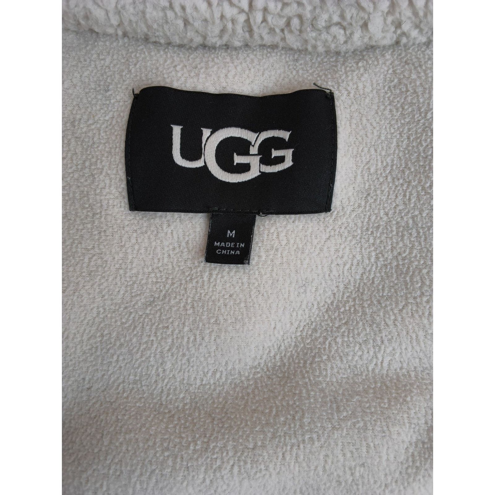Ugg Ugg Tasman Fleece Jacket Women's M White/Brown Sherpa Zip Size M / US 6-8 / IT 42-44 - 8 Thumbnail