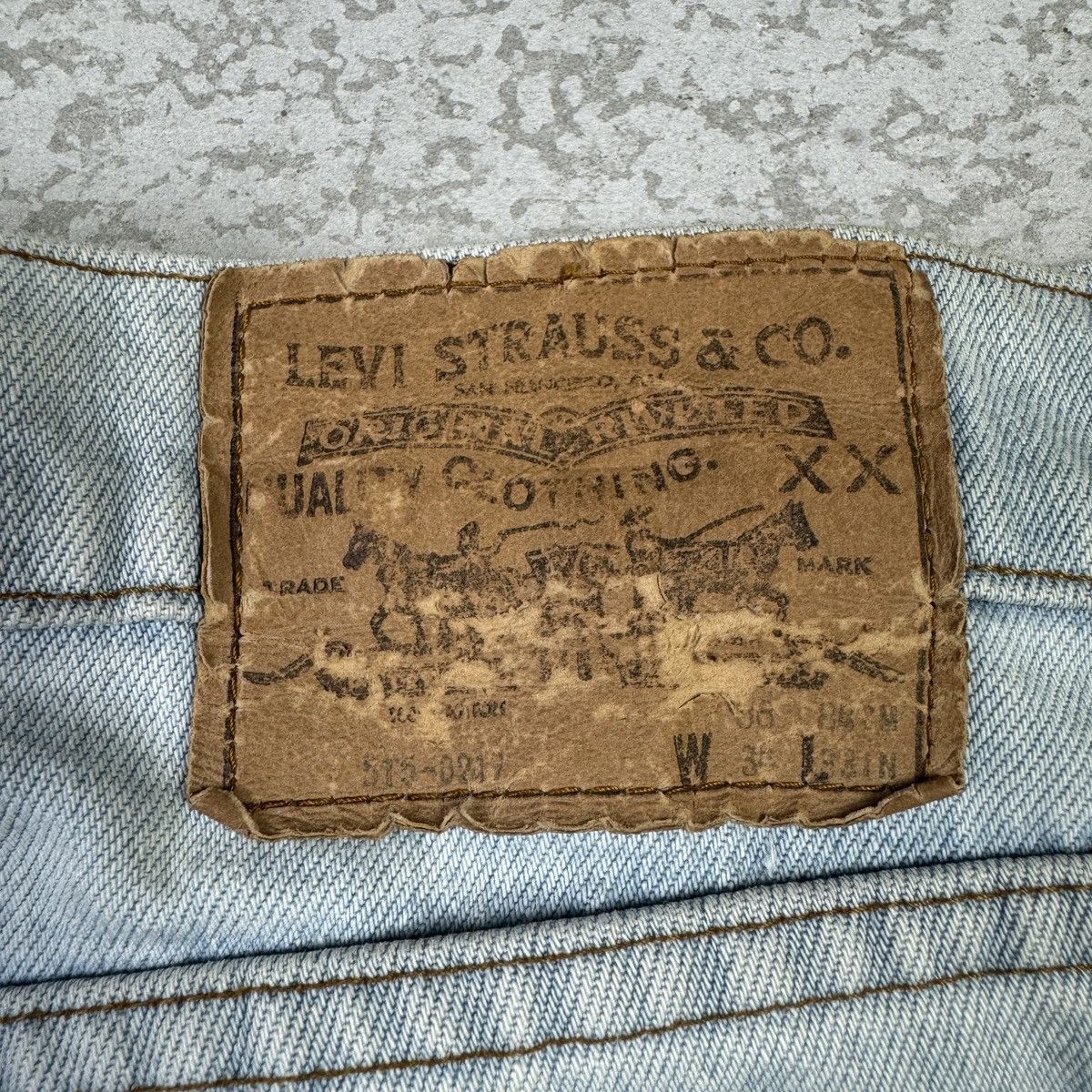 Levi's 💥Vintage 70s Levis 515 Sick Light Blue Denim Pant Size US 32 / EU 48 - 12 Thumbnail