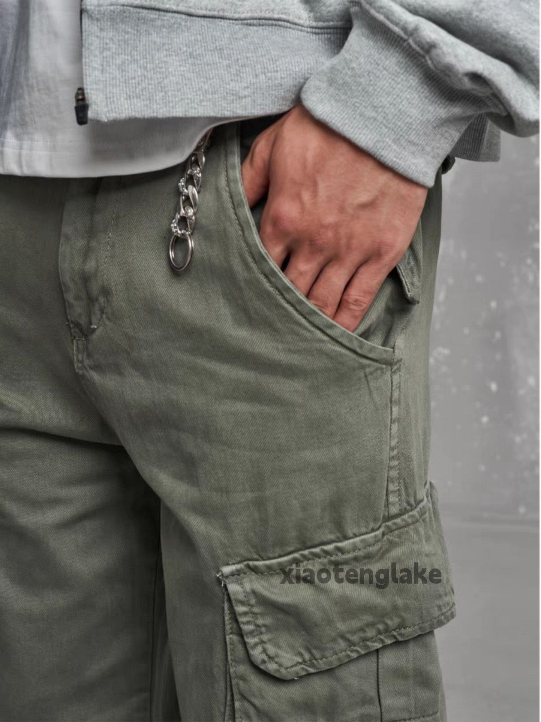 Designer × Vintage washed faded cleanfit yuppie loose baggy cargo pants Size US 32 / EU 48 - 5 Thumbnail