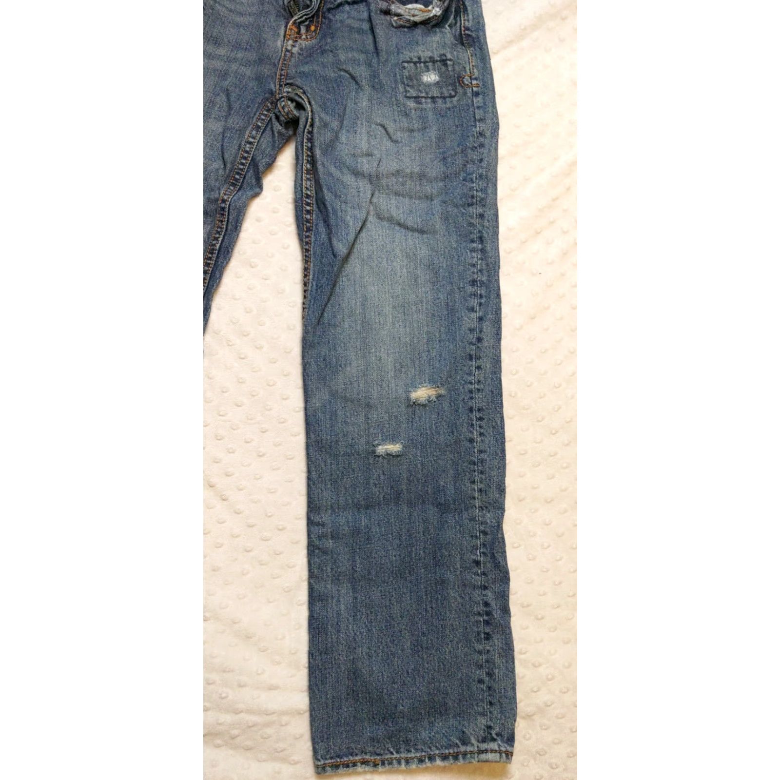 Aeropostale VINTAGE Aeropostale Essex Straight Leg Jeans 29 x 30 Denim Blue 90s Distressed Button Fly Mens Jeans Size US 29 - 2 Thumbnail
