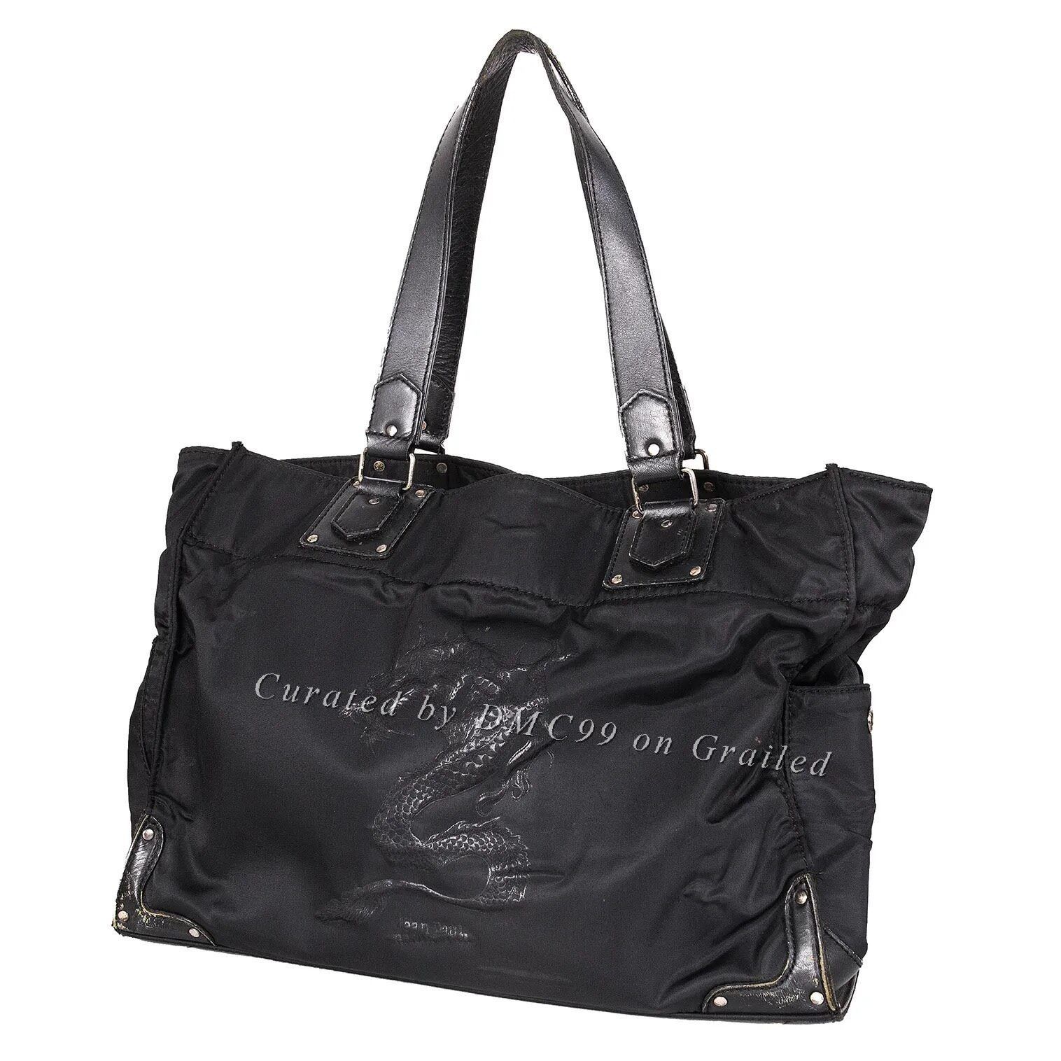Jean Paul Gaultier JPG Dragon Embossed Pouch Bag | Grailed