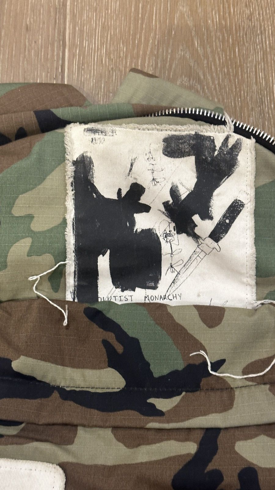 Enfants Riches Deprimes ERD Camo patchwork assemblage backpack Size ONE SIZE - 4 Thumbnail