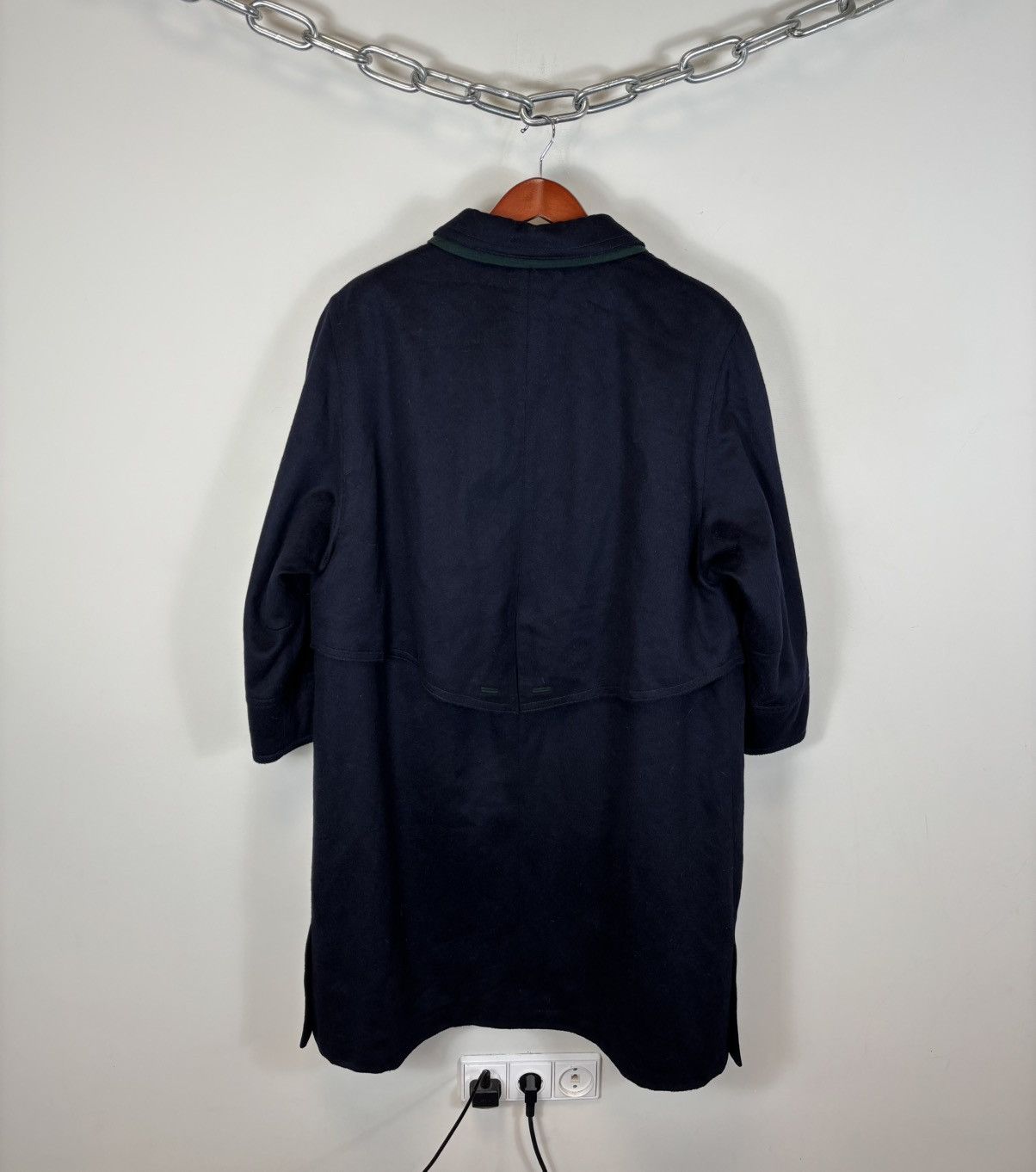 Other Vintage Distler Women’s Navy Blue Austrian Loden Wool Coat Size 3XL / US 20-22 - 3 Thumbnail