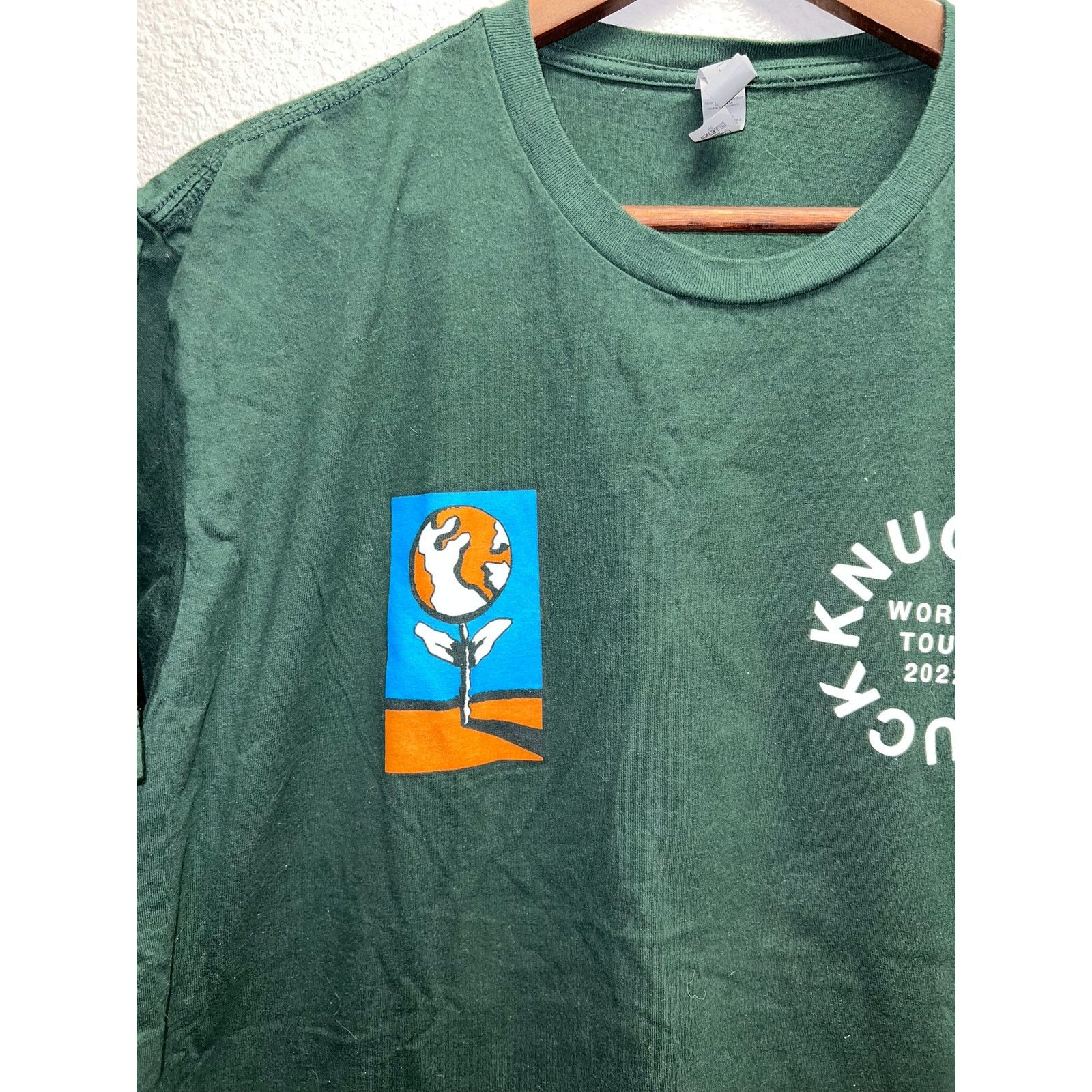 Next Level Apparel Knuckle Pucker Shirt World Tour 2022 '22 Concert Tee Band XL Size US XL / EU 56 / 4 - 3 Thumbnail