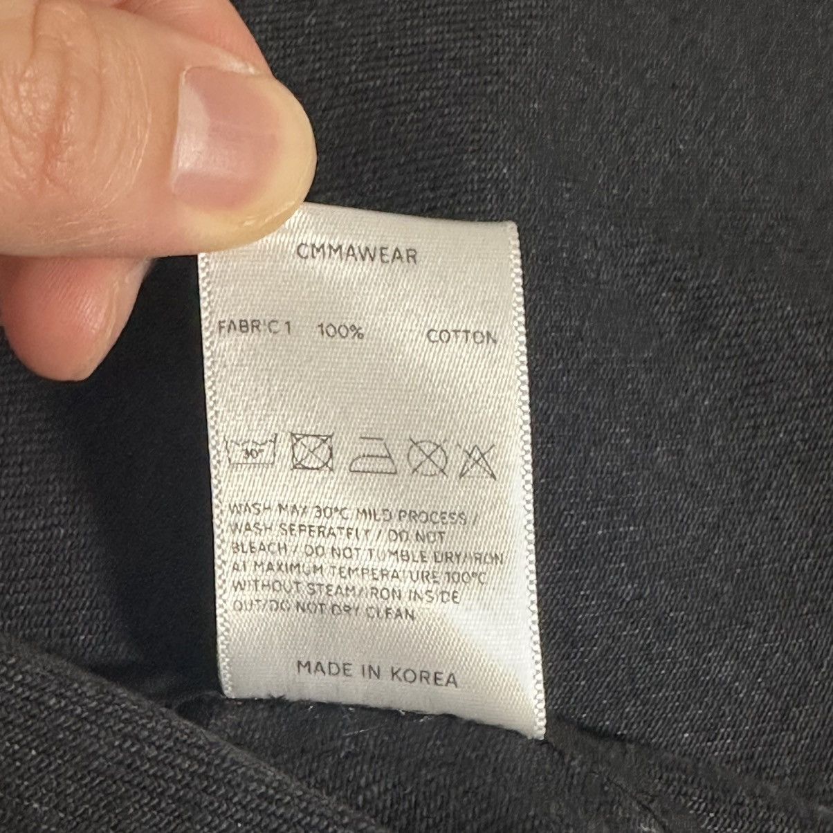CMMAWEAR ARTICULATED SLEEVE JACKET BLACK DENIM MUD Size US M / EU 48-50 / 2 - 15 Thumbnail
