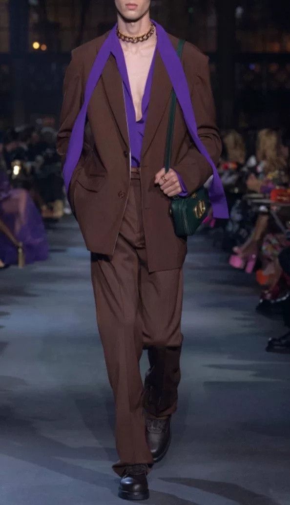 Valentino Valentino Merlot Wool Suit Set Size US S / EU 44-46 / 1 - 1 Thumbnail