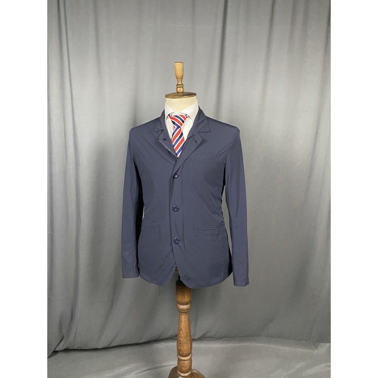 Gimo's MINT! Gimo's Men's Navy Blue Multipocket Utility Sportcoat J Size US L / EU 52-54 / 3 - 4 Thumbnail