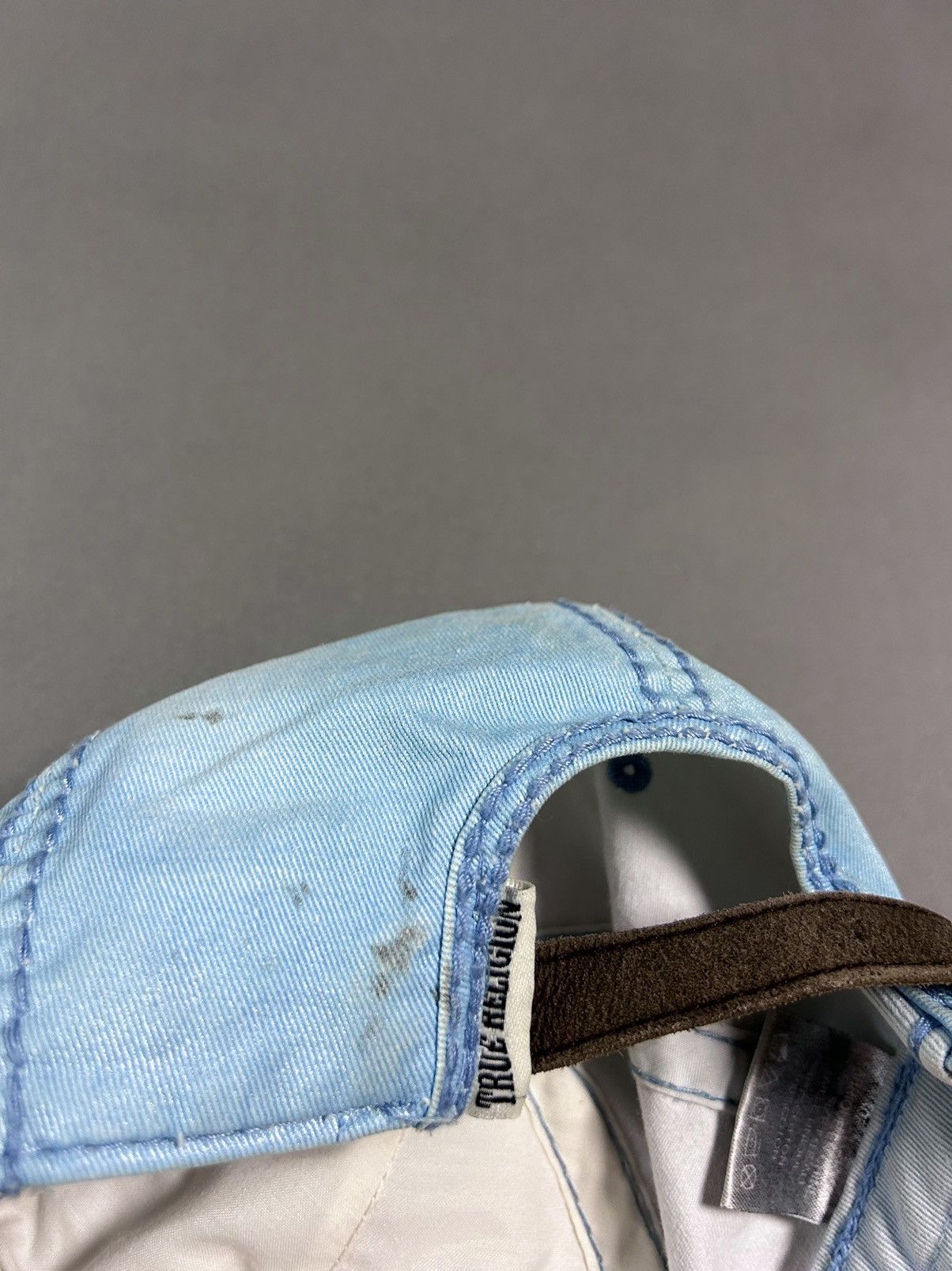 True Religion True Religion hat vintage baby blue cap Y2K Size ONE SIZE - 4 Thumbnail