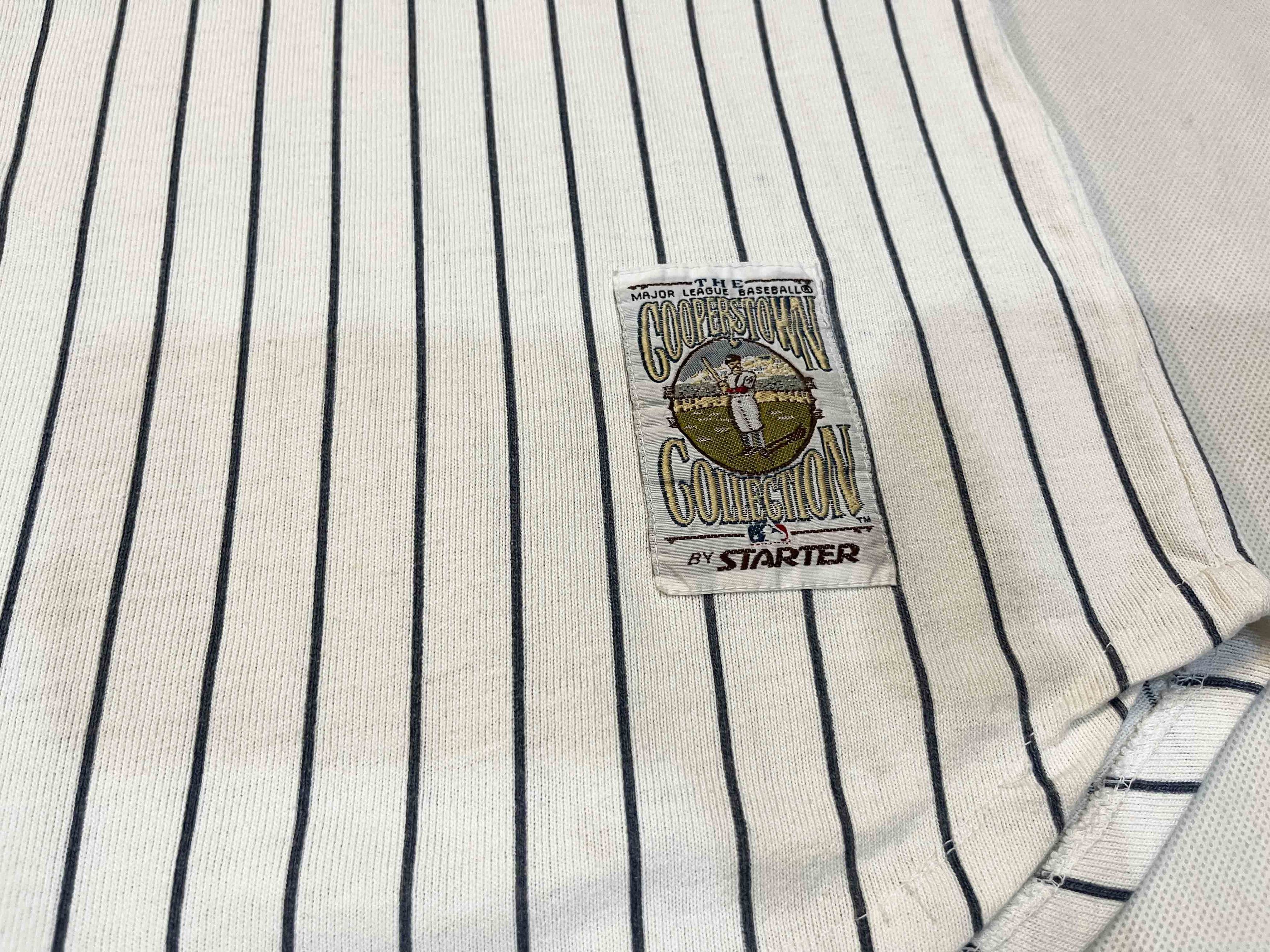 New York Yankees × Starter × Vintage Vintage Starter MLB New York Yankees Pinstripe Jersey Size US L / EU 52-54 / 3 - 4 Thumbnail