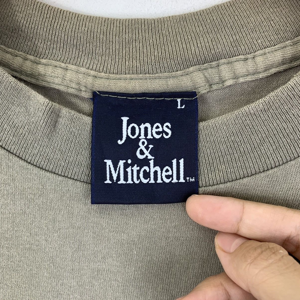 Vintage Vintage 1996 JONES MITCHELL Campbell Camping Tee Shirt Pop Size US L / EU 52-54 / 3 - 6 Thumbnail